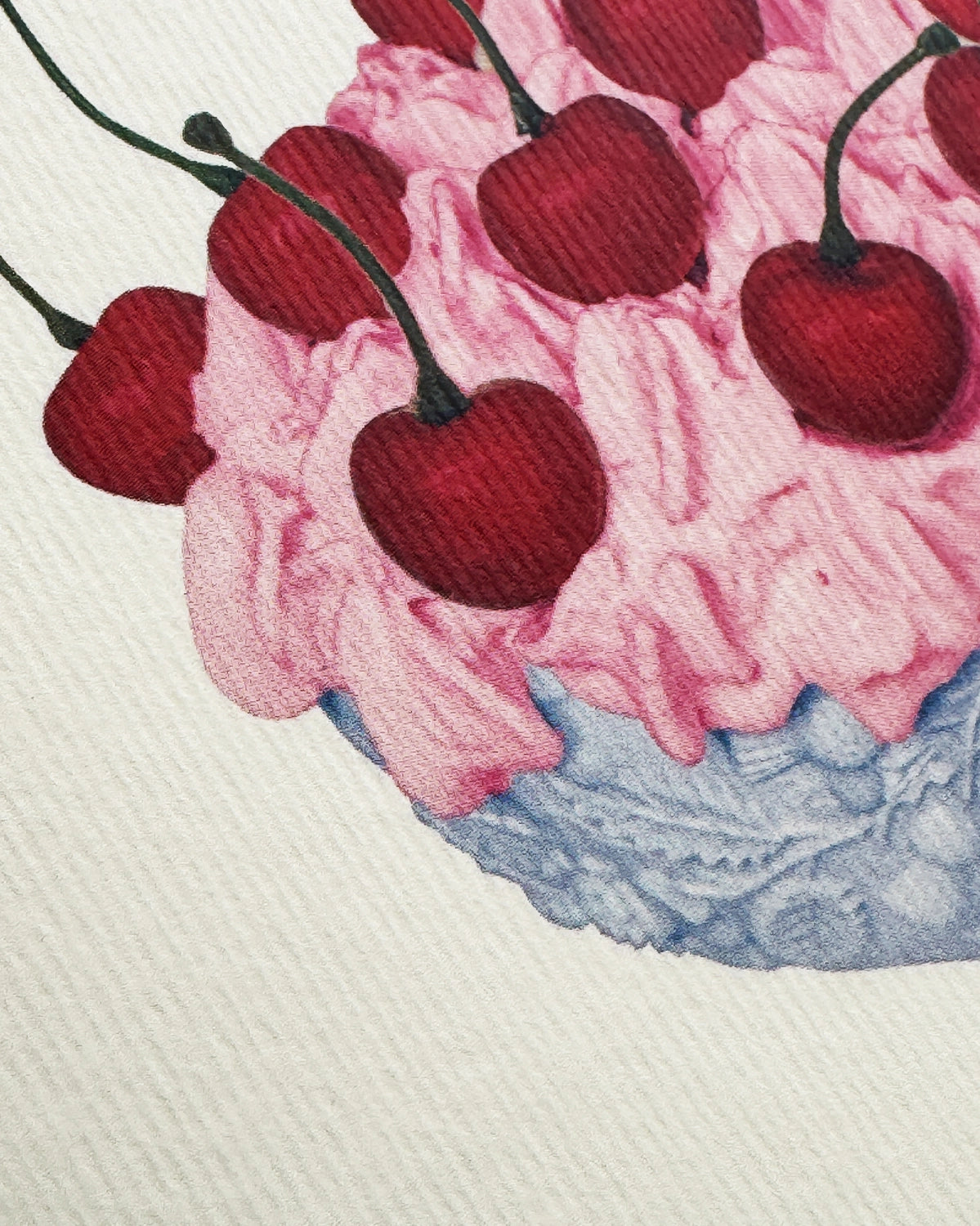 Strawberry Chantilly Cream Greeting Card image 1