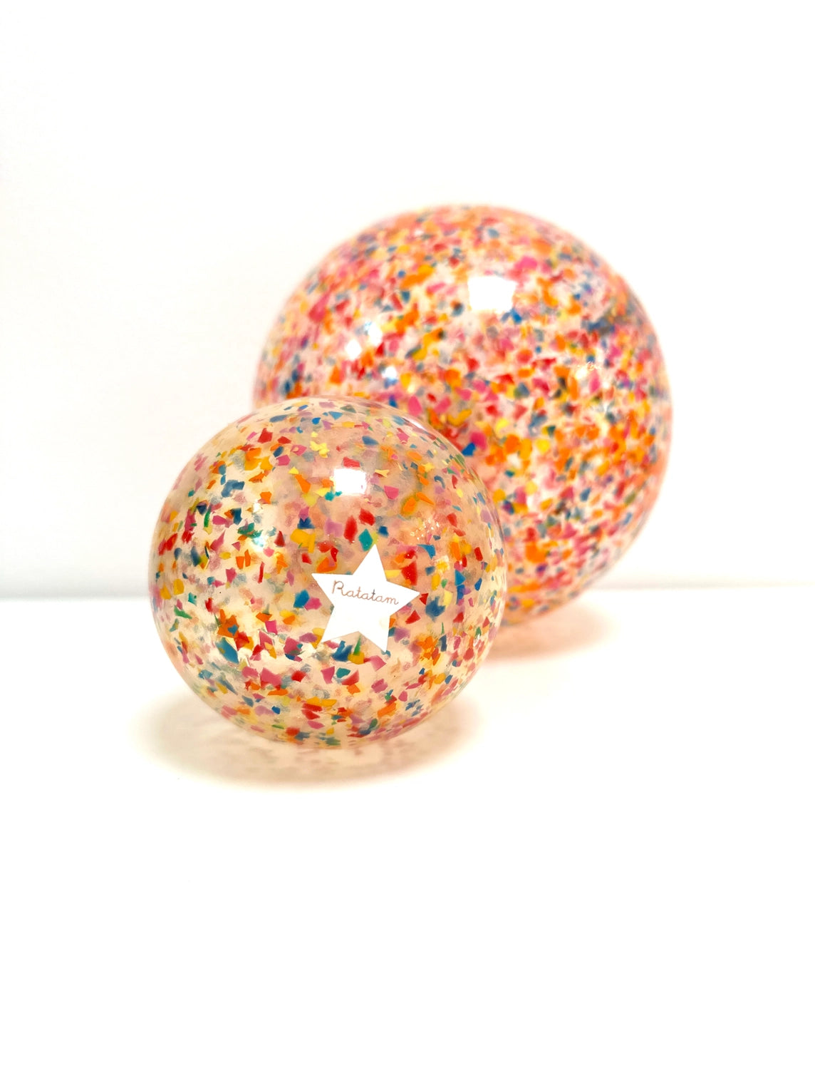 Multi Confetti Sheep Balloon Ball | 10cm image 4