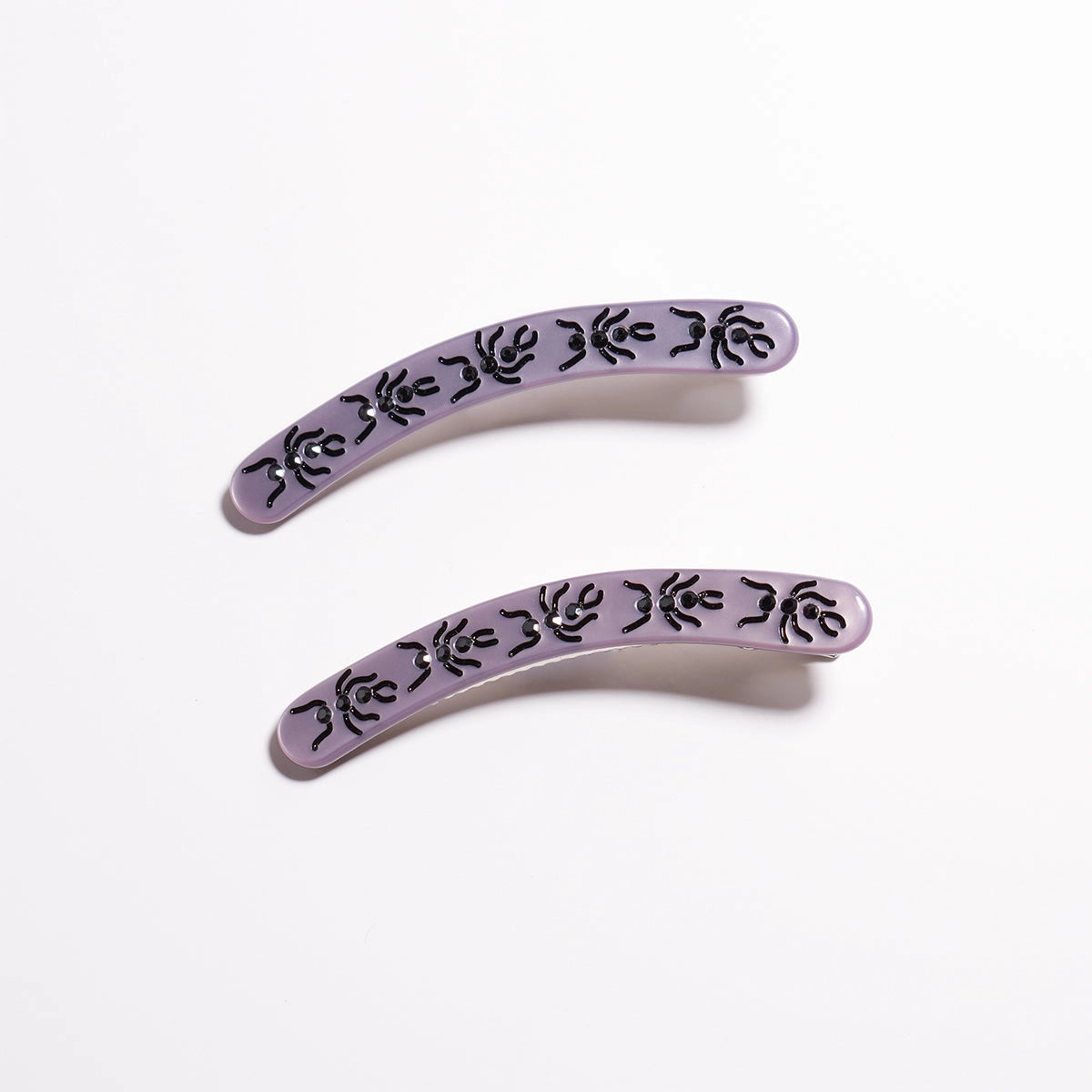 Jewel Ants Acetate Alligator Hair Clips