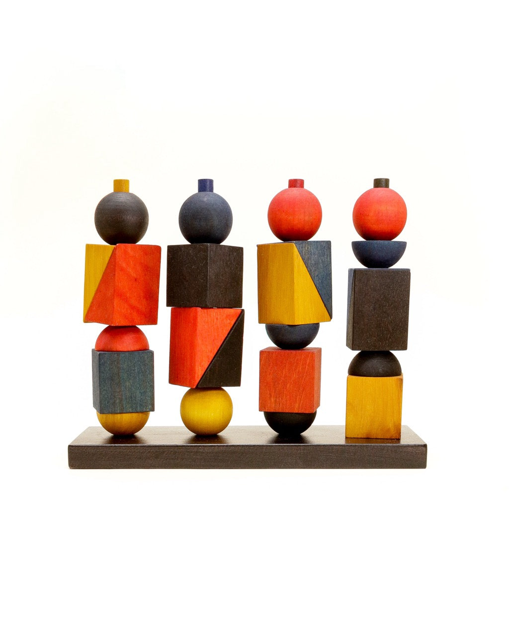 Modern Wooden Stacking Toy X image 0