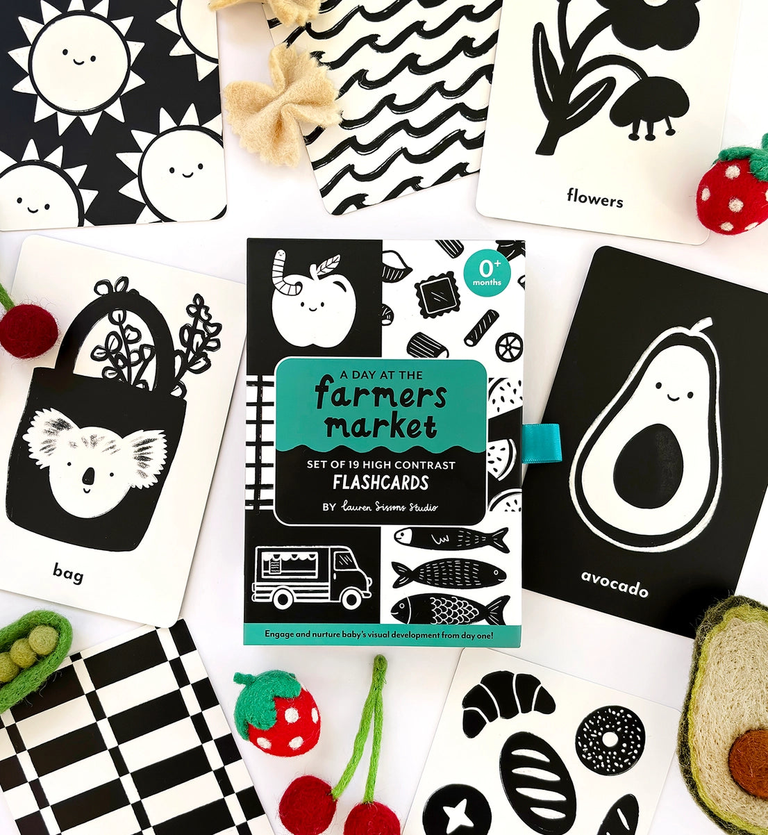 High Contrast Flashcards For Baby image 1