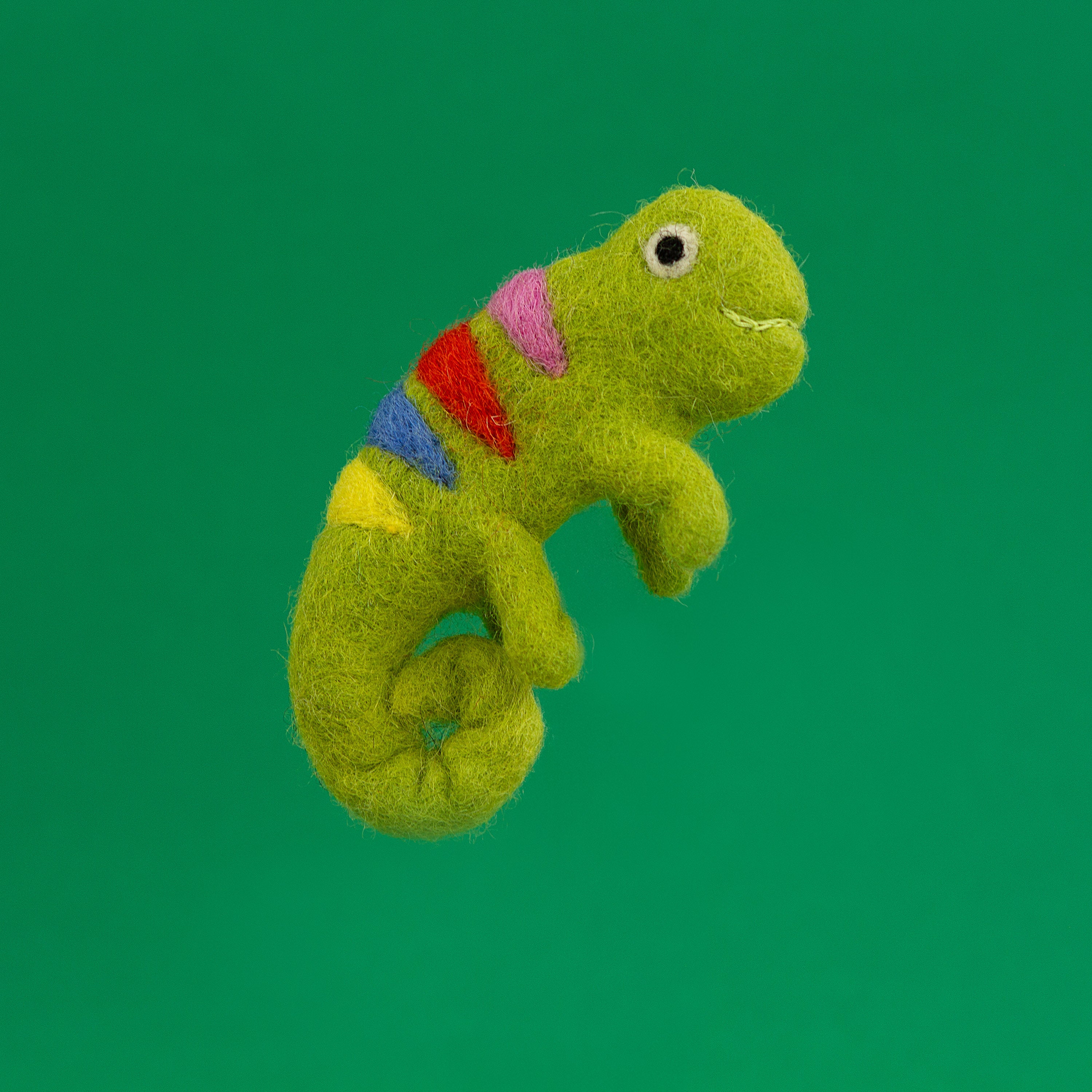 Chameleon Finger Puppet image 0