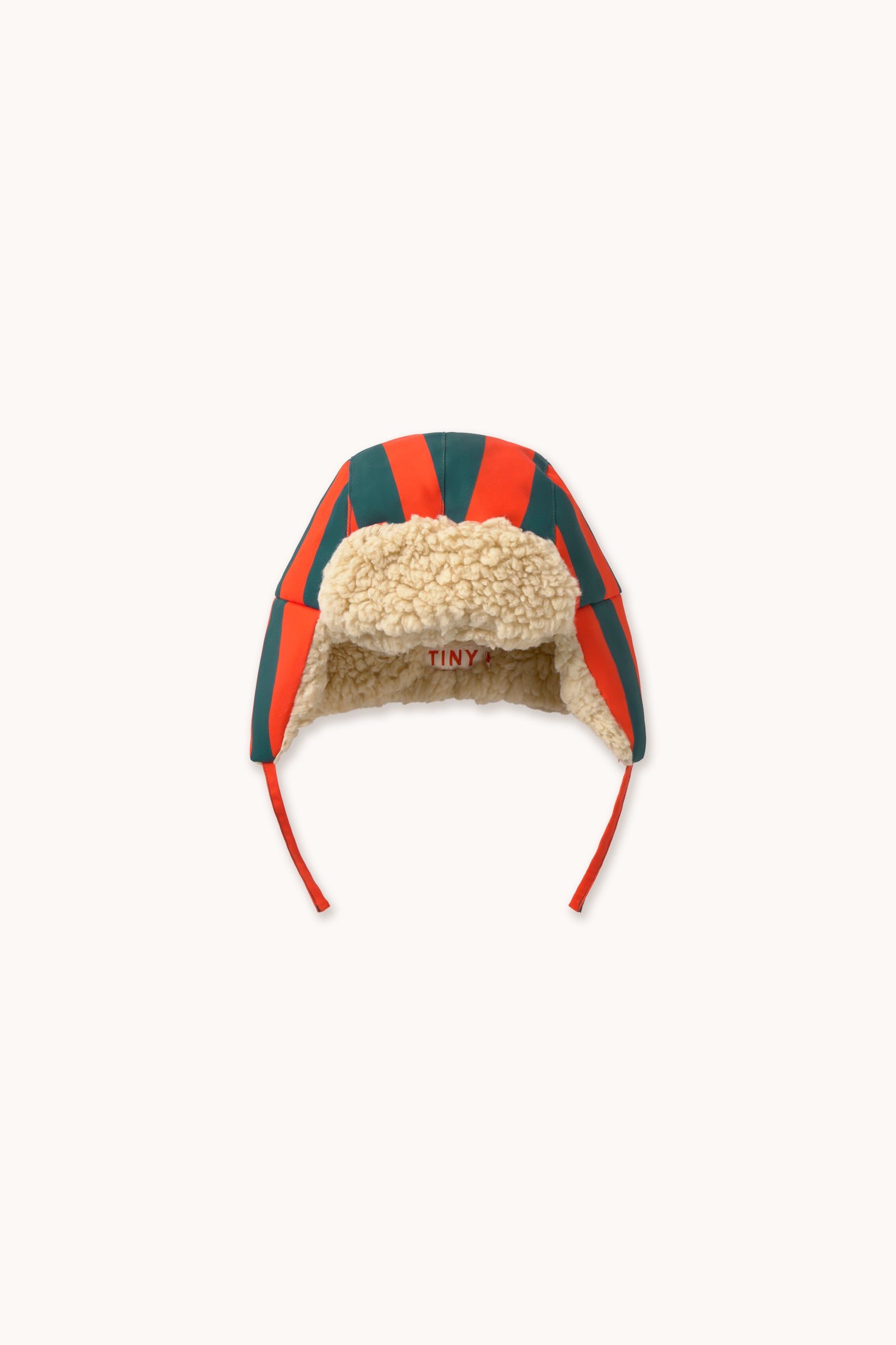 Tinycottons Winter Red Stripes Sherpa Hat