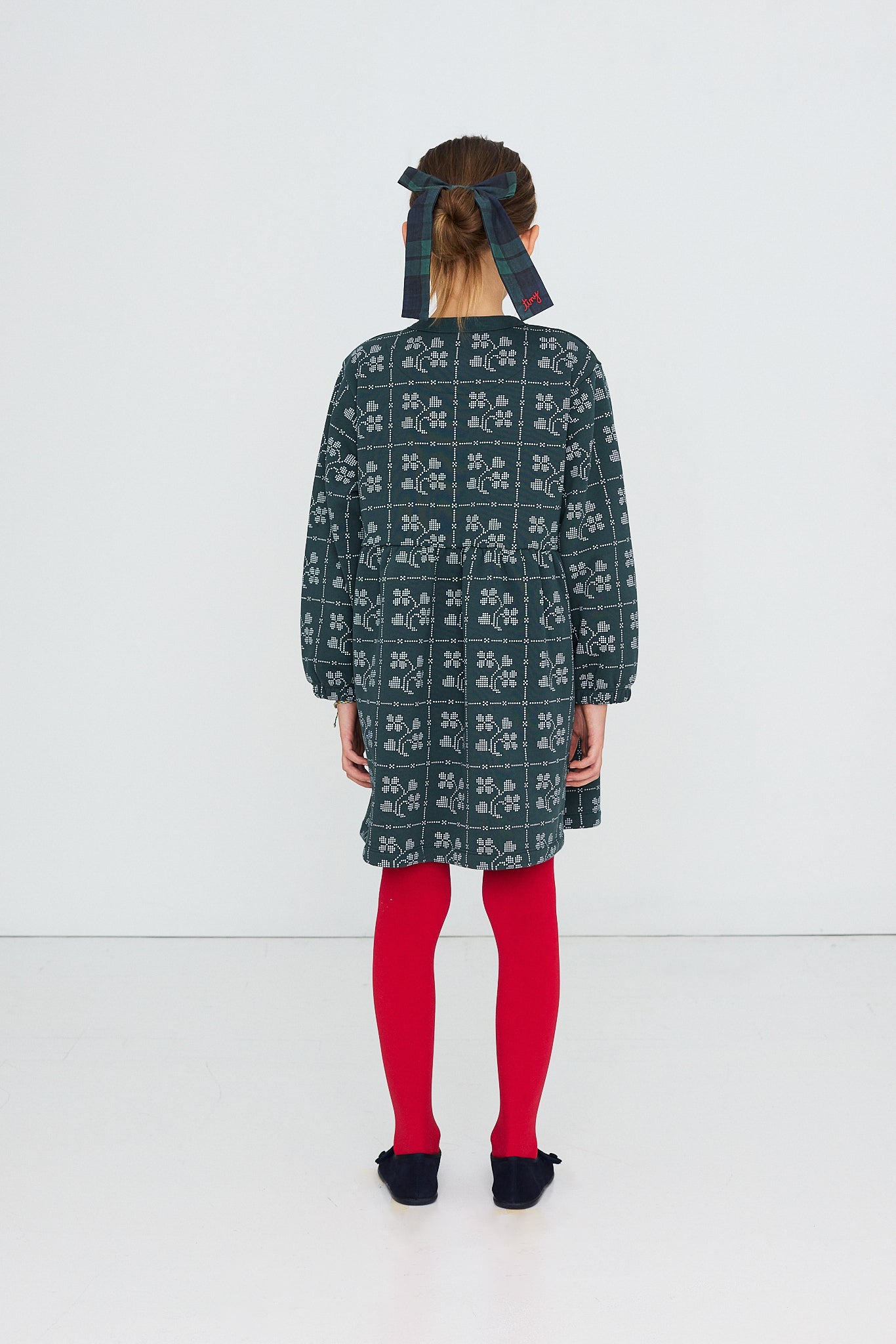 Tinycottons Dots Flowers Dress Organic Cotton