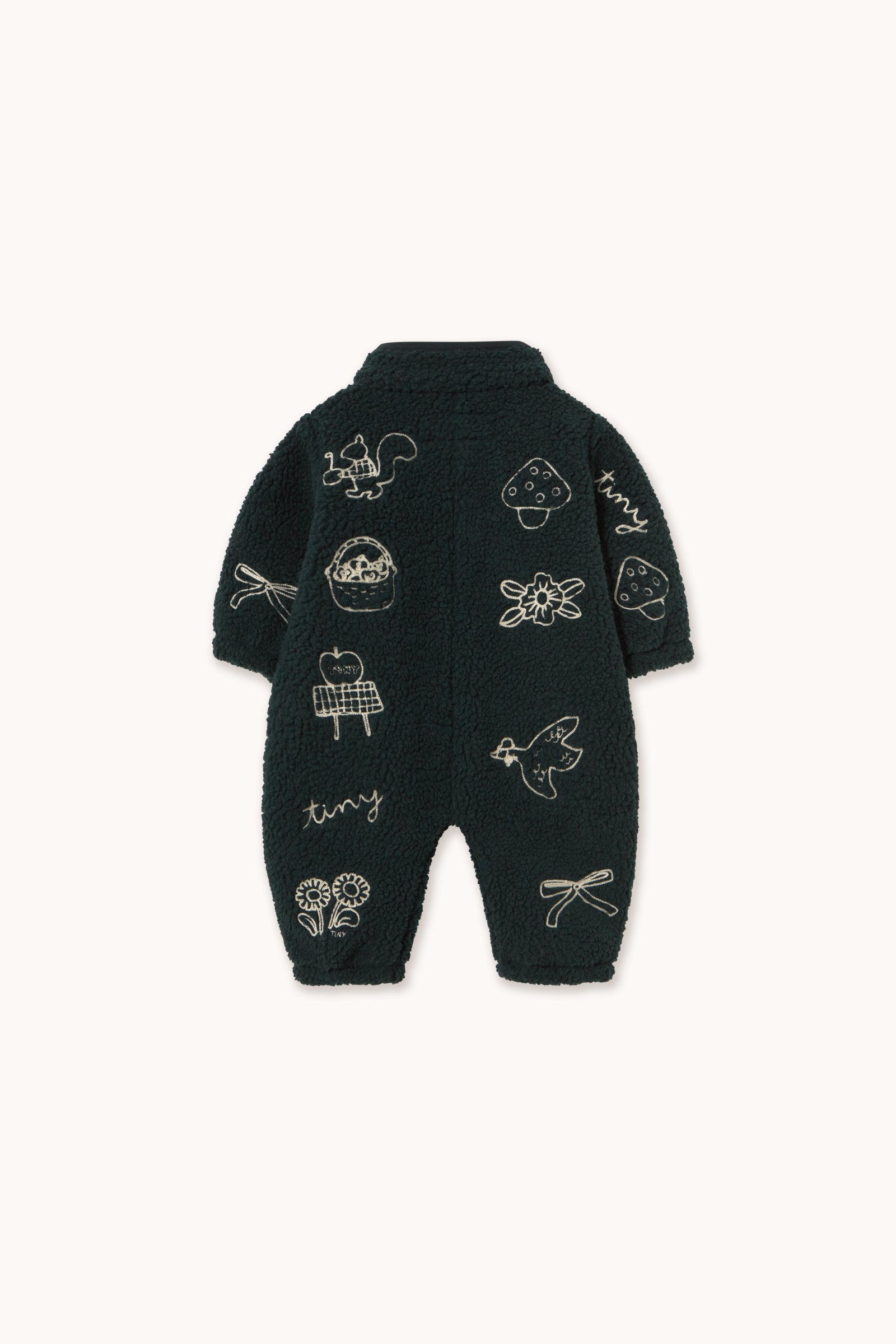 Tinycottons Tiny Apples Sherpa Baby One-Piece