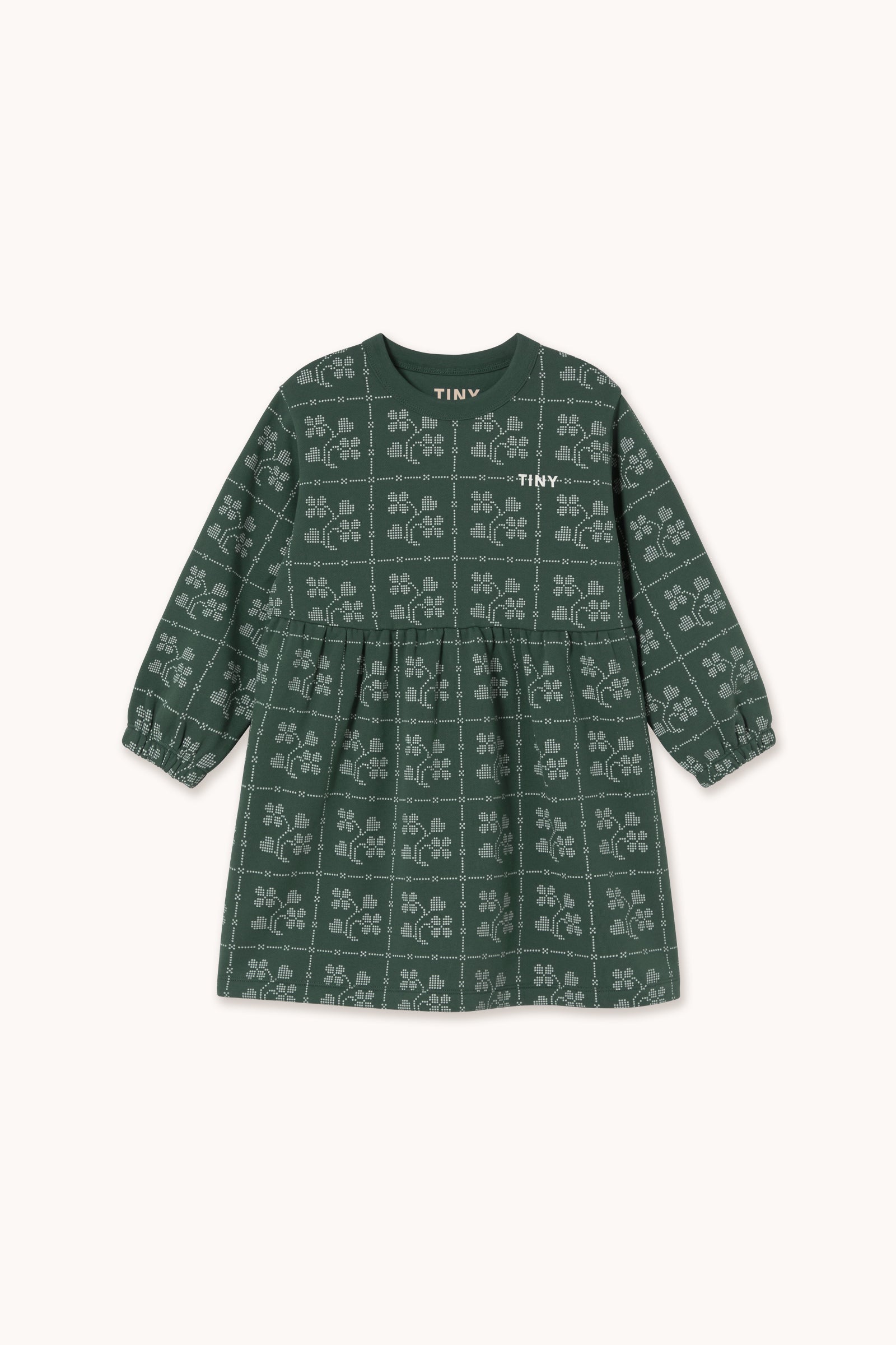 Tinycottons Dots Flowers Dress Organic Cotton