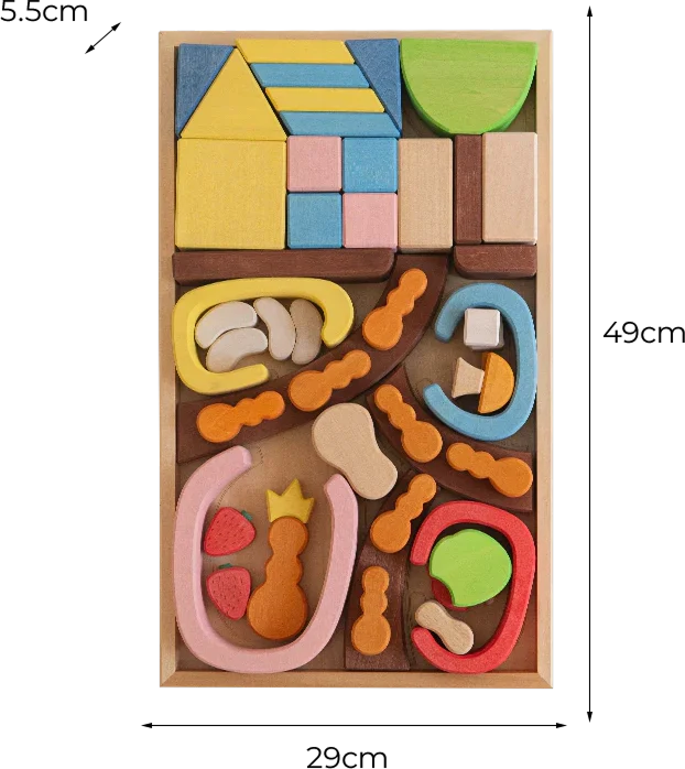 Ant House Wooden Block Set