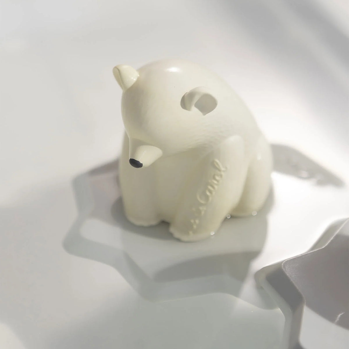 Polar Bear Natural Rubber Bath Toy