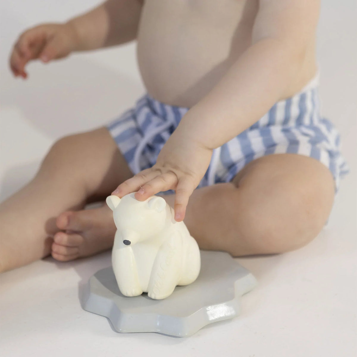 Polar Bear Natural Rubber Bath Toy