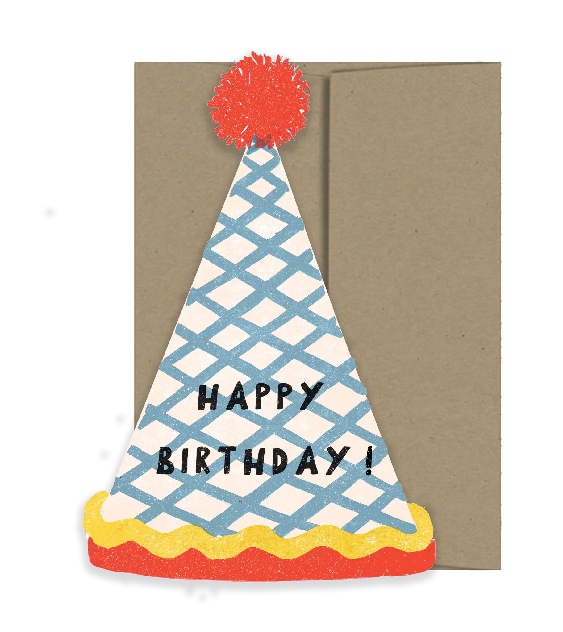 Birthday Hat Birthday Die Cut Card
