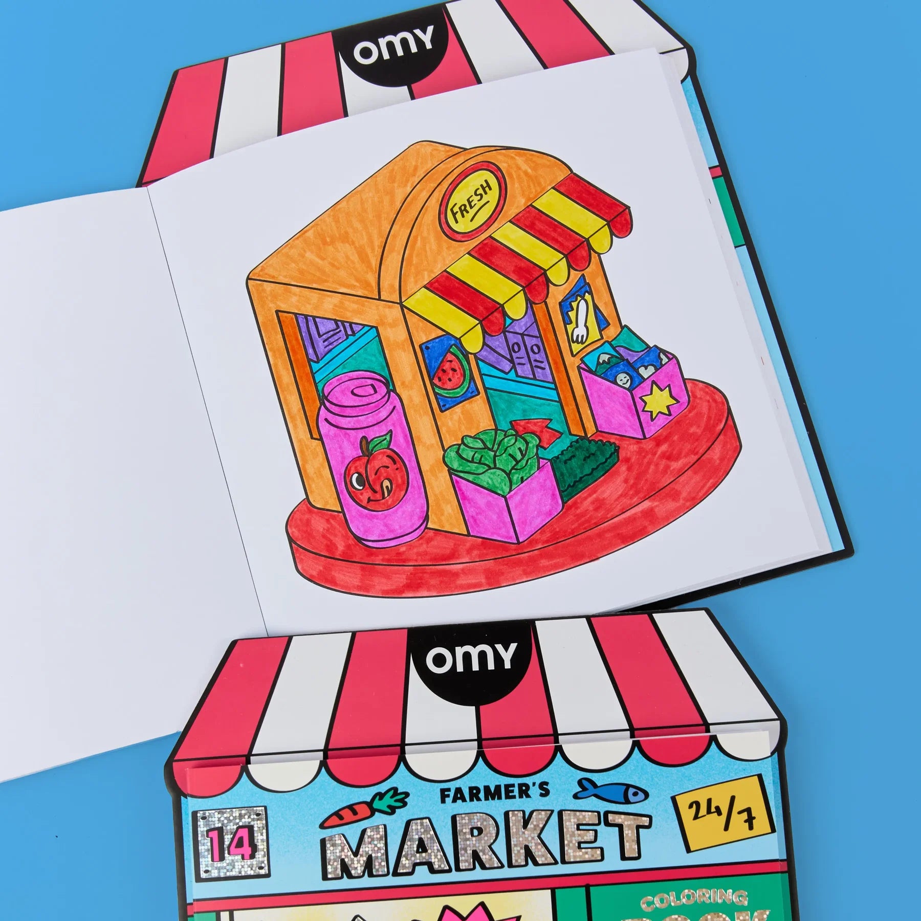 Farmer's Market Colouring Book