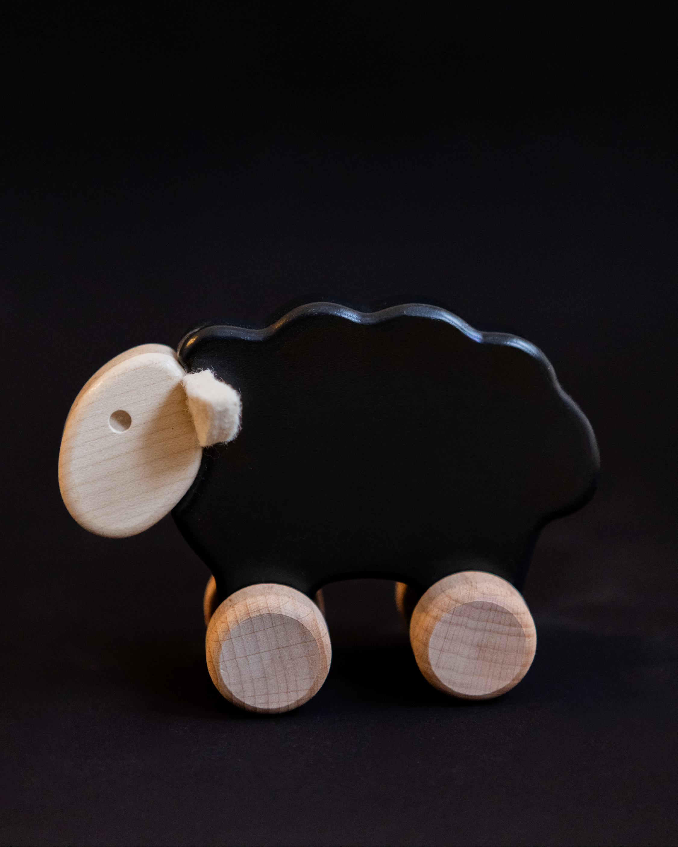 Wooden Black Sheep