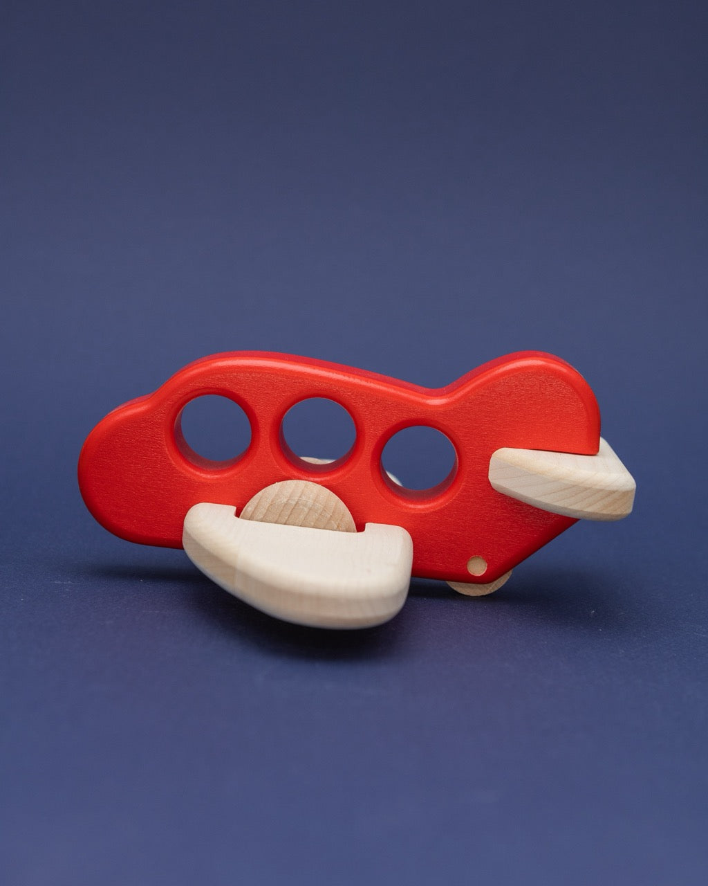 Wooden Red Airplane