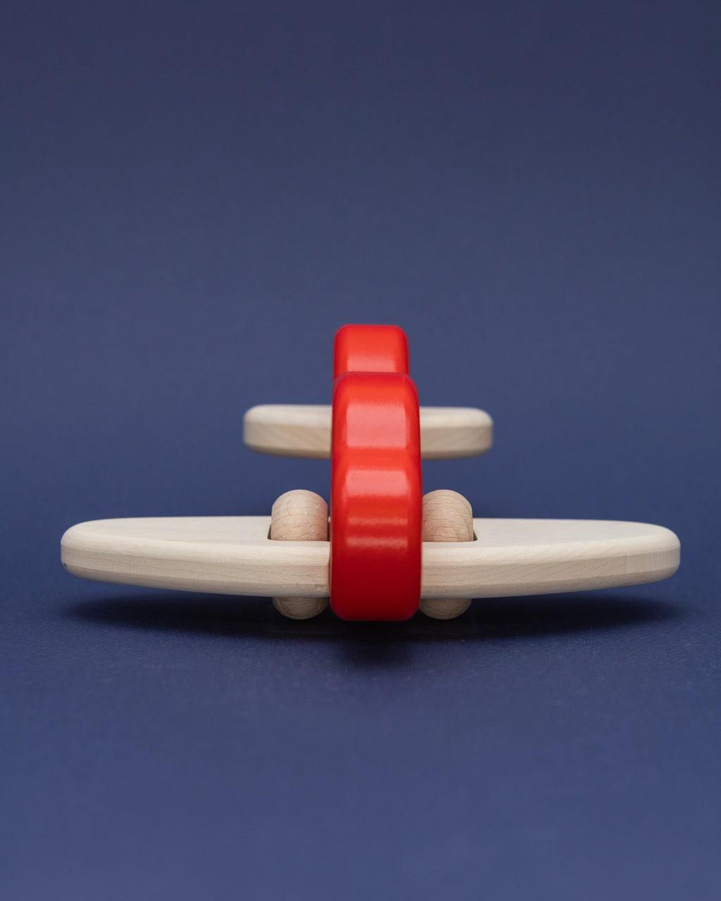 Wooden Red Airplane
