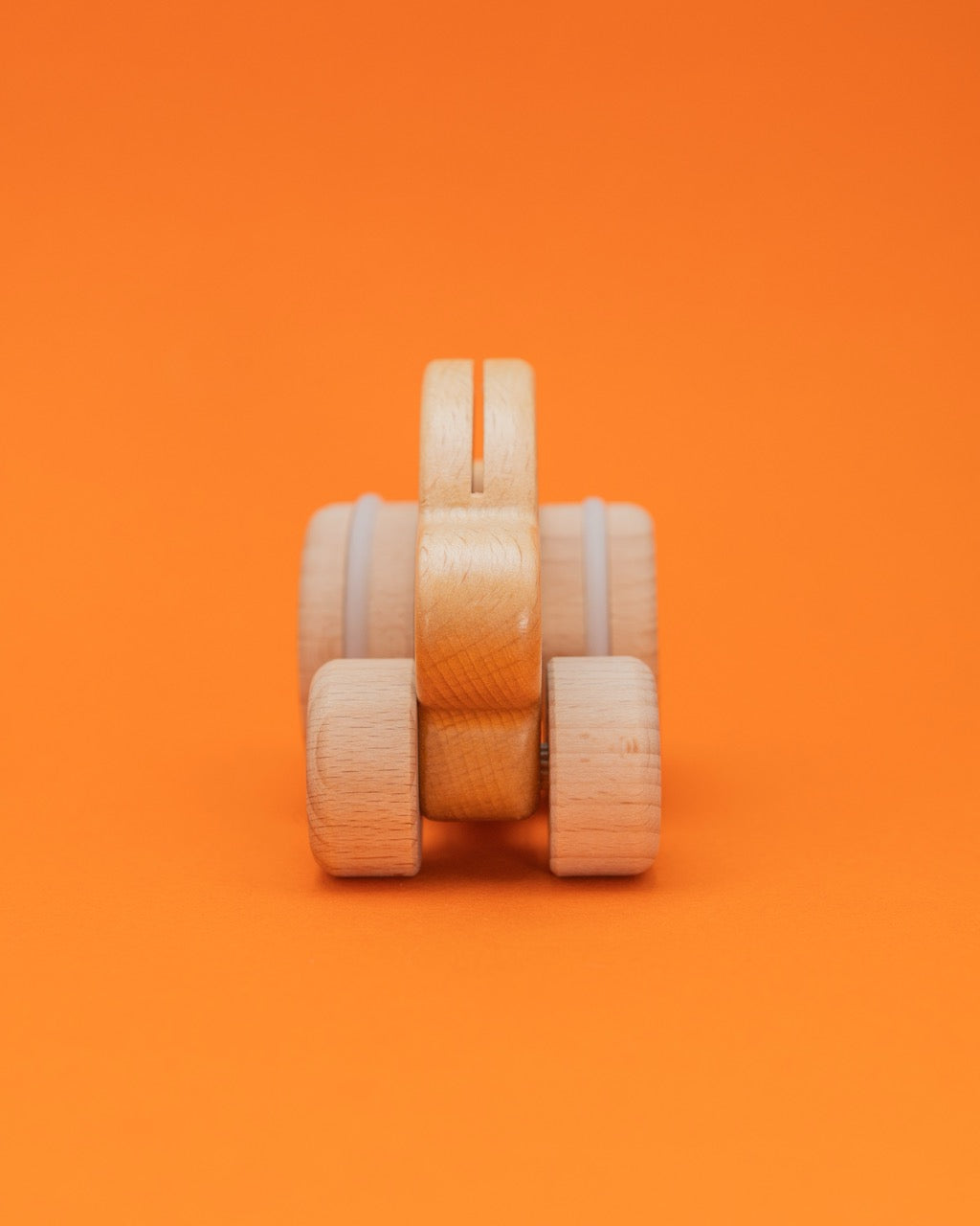 Wooden Natural Push Bunny