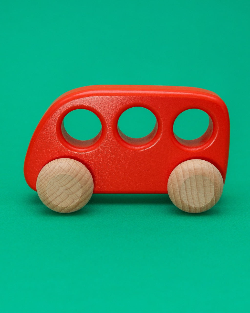 Wooden Red Bus