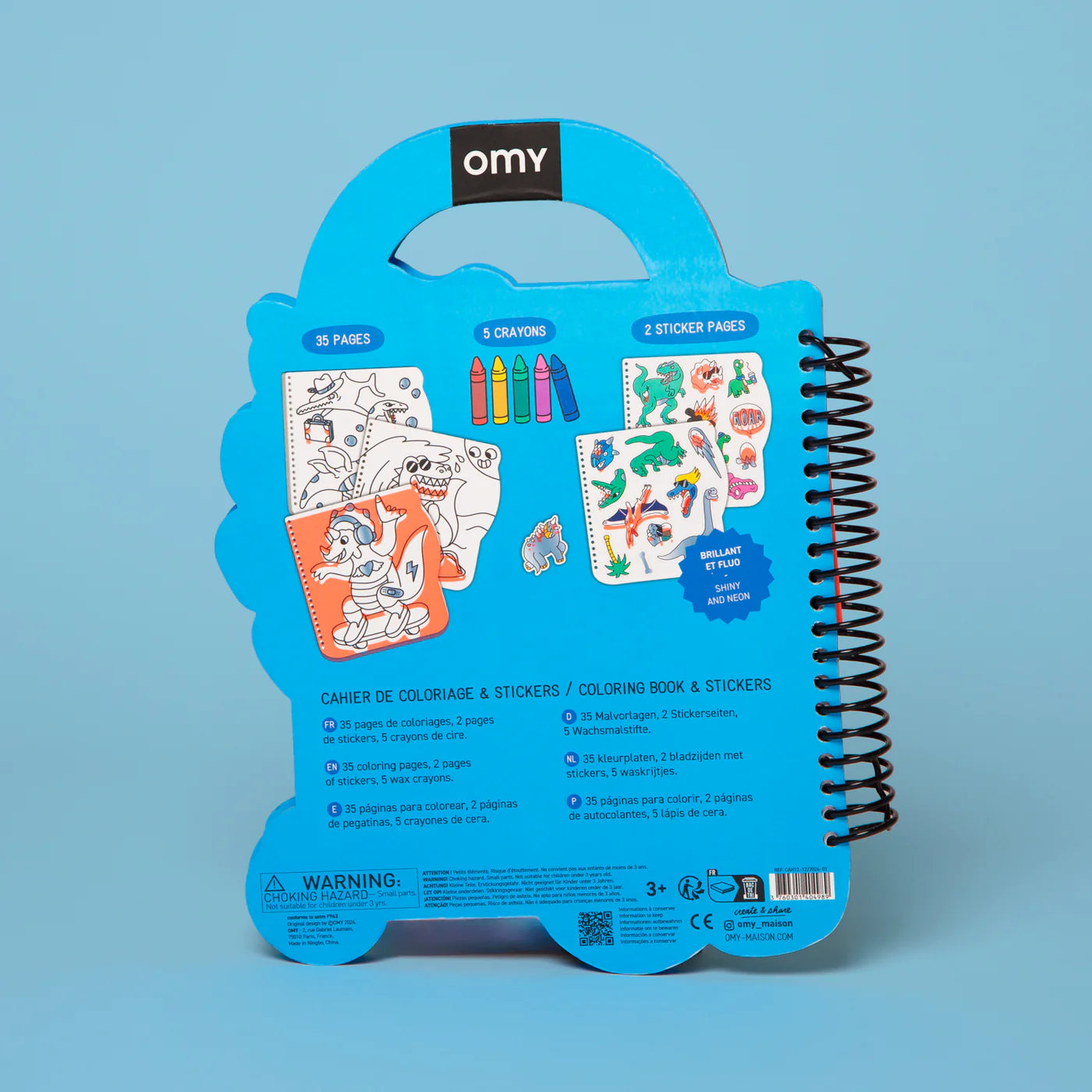 Dino Super Colouring & Stickers Book