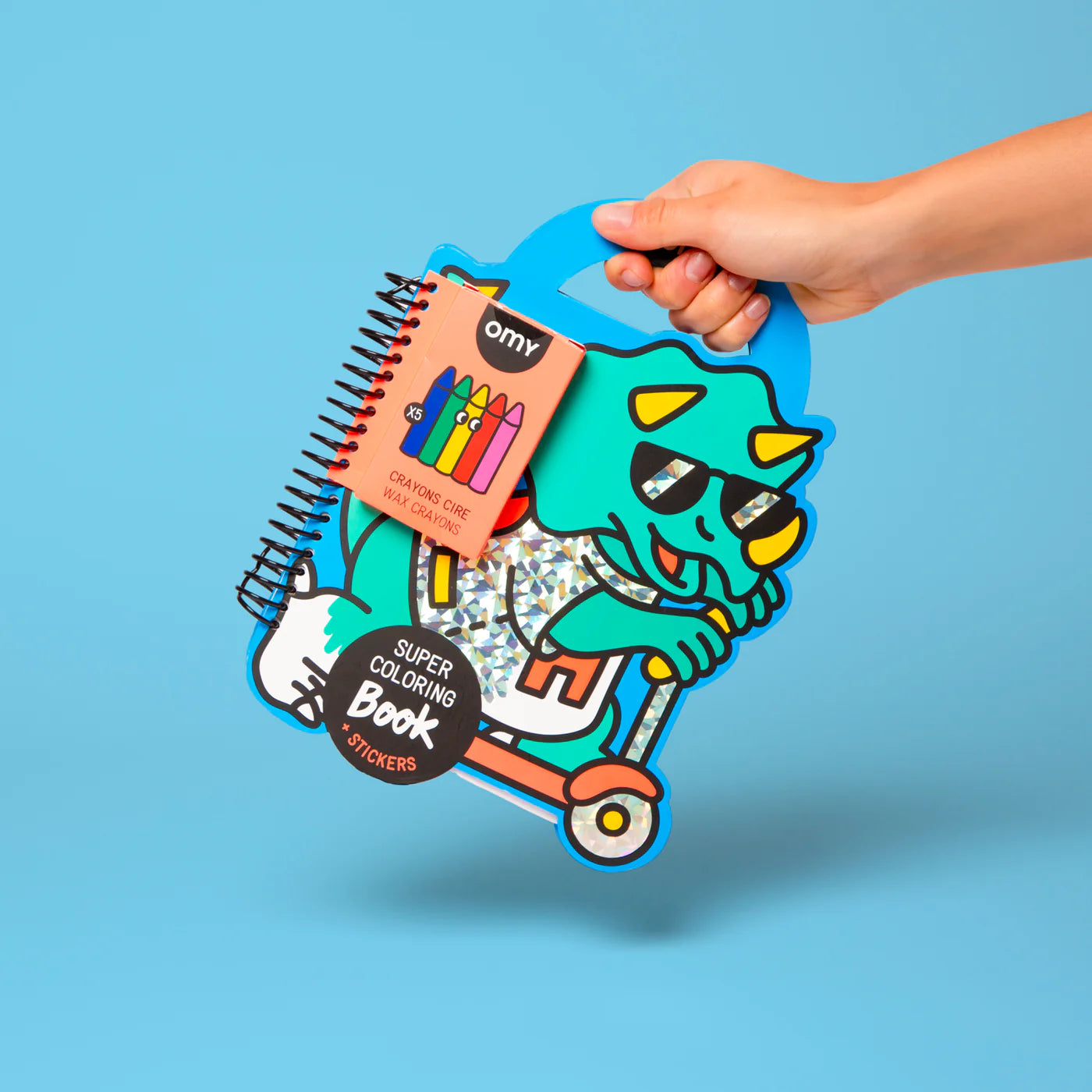 Dino Super Colouring & Stickers Book