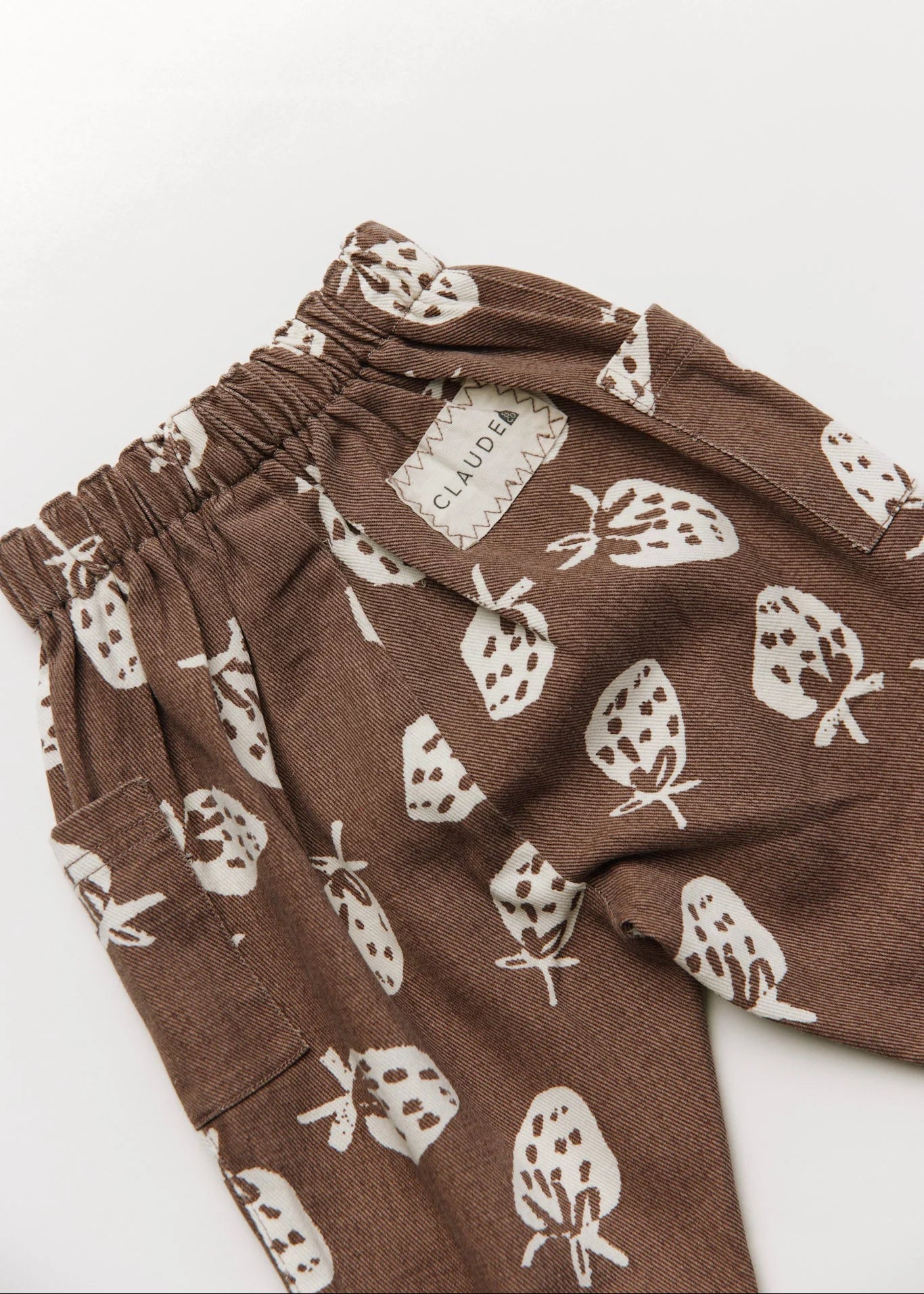 Emerson Choc Strawberry Pants Organic Cotton