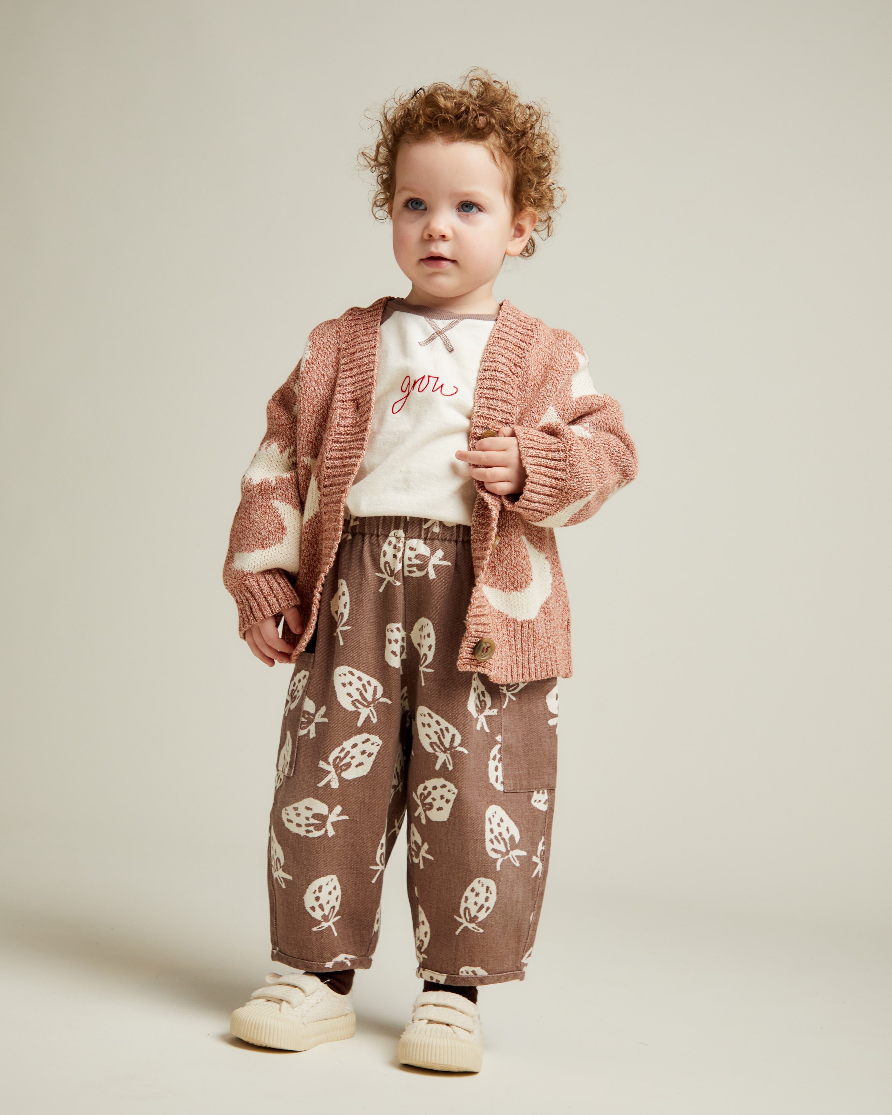 Emerson Choc Strawberry Pants Organic Cotton