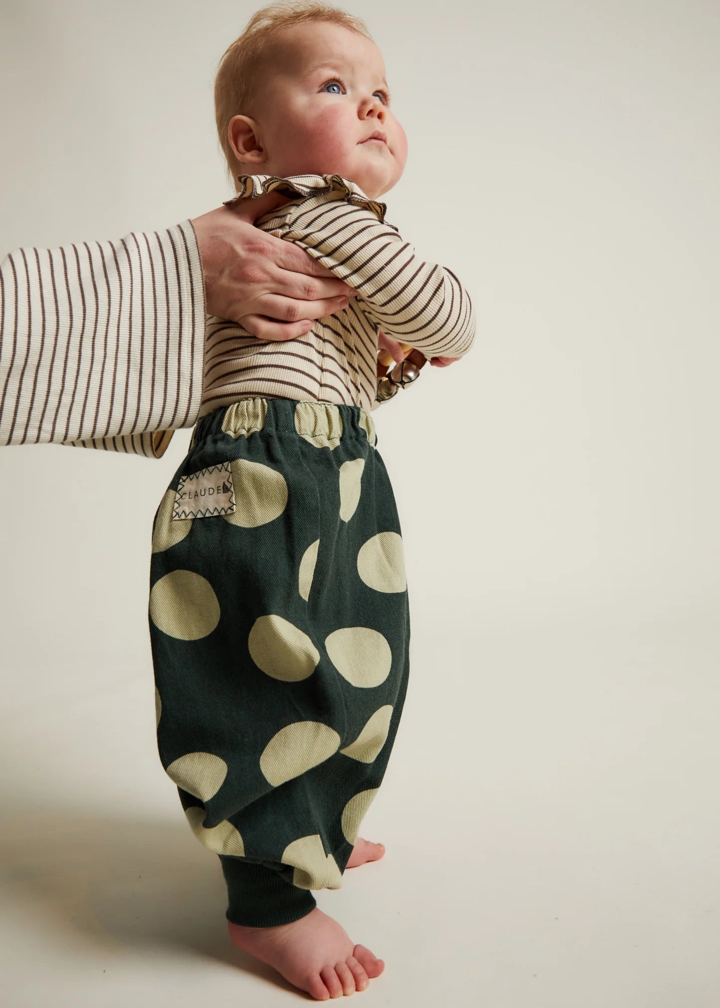 Emerson Kale Polka Balloon Trouser Organic Cotton