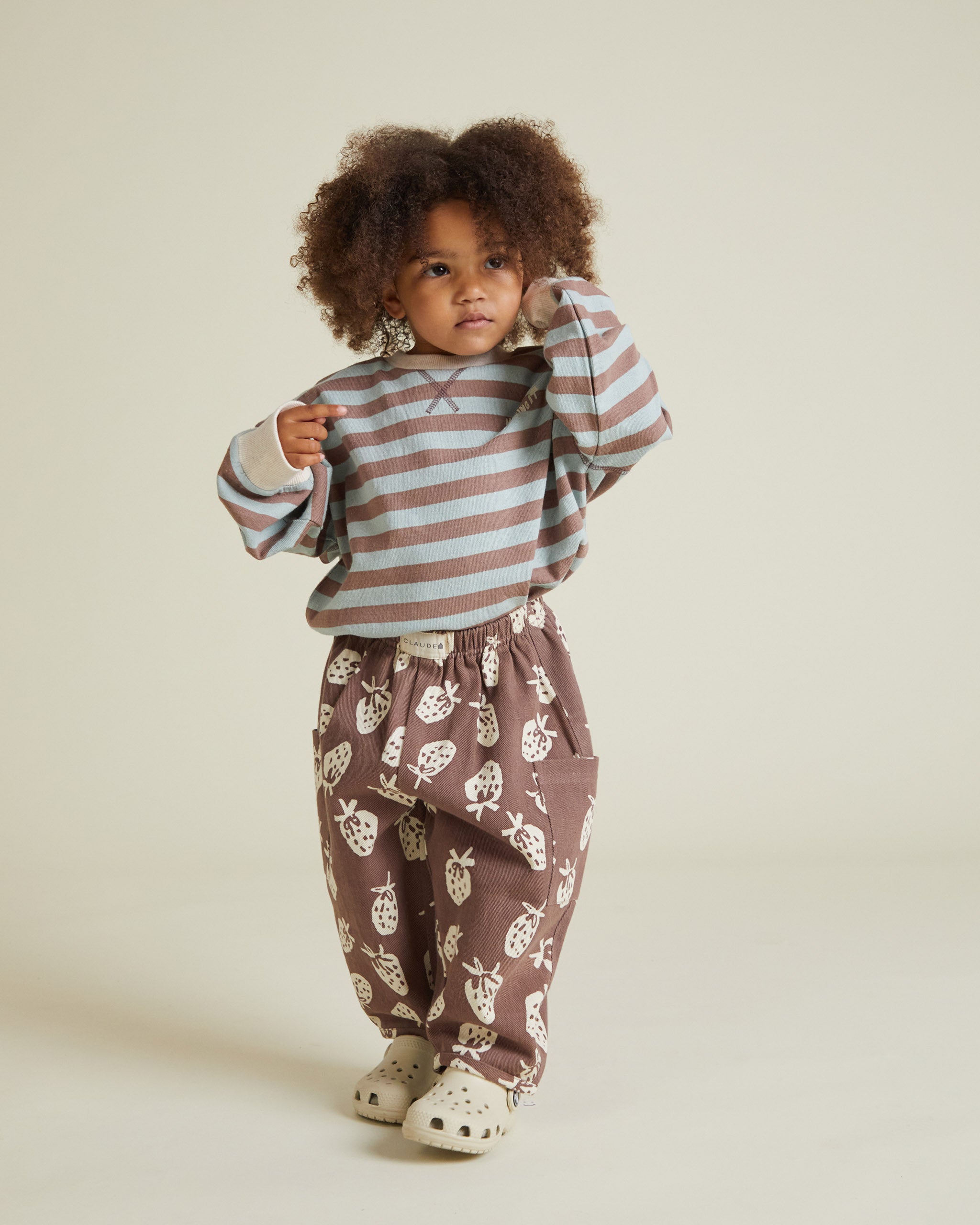 Emerson Choc Strawberry Pants Organic Cotton
