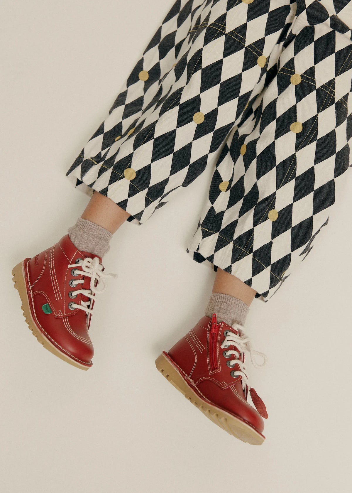 Rex Harlequin Spot Trouser Organic Cotton