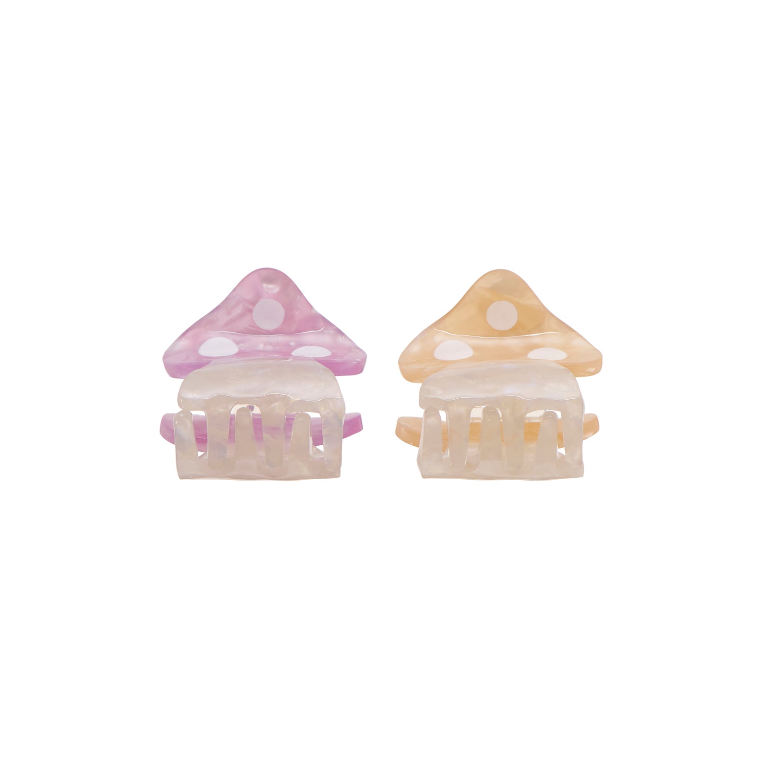 Enchanted Toadstool Claw Hair Clips