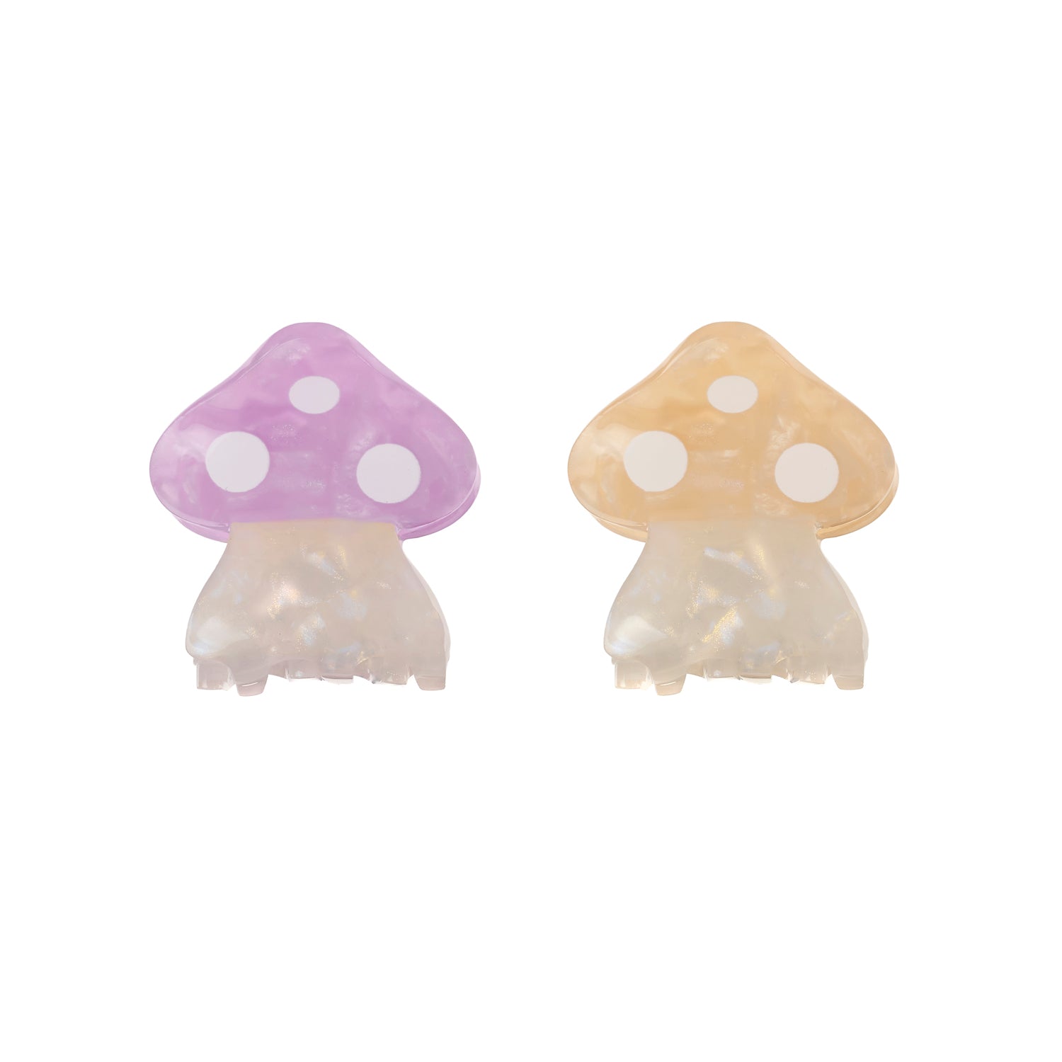 Enchanted Toadstool Claw Hair Clips