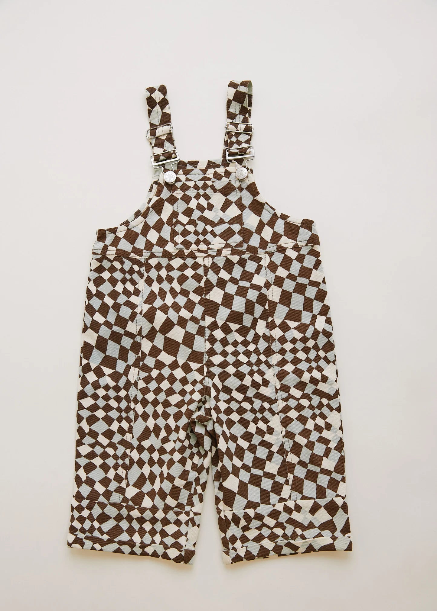 Blythe Warped Checkerboard Dungaree Organic Cotton