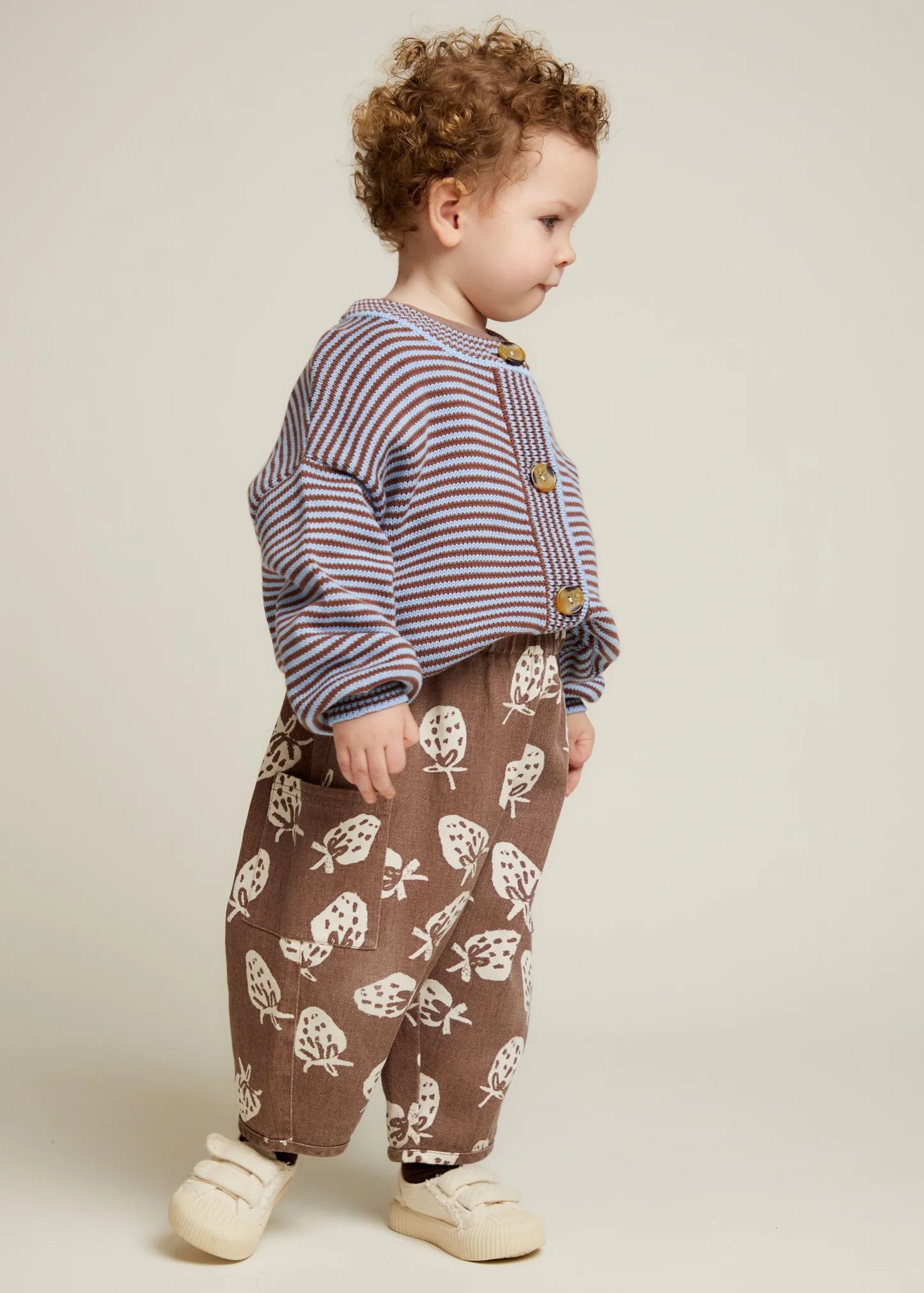 Emerson Choc Strawberry Pants Organic Cotton