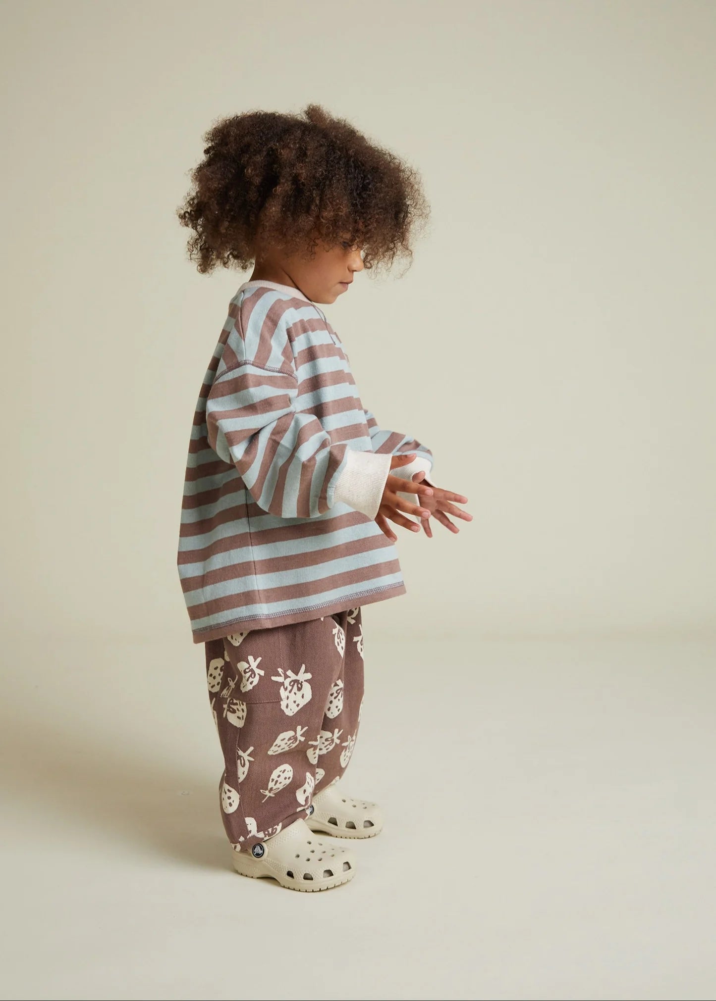Rue Puddle Stripe Long Sleeve Tee  Organic Cotton