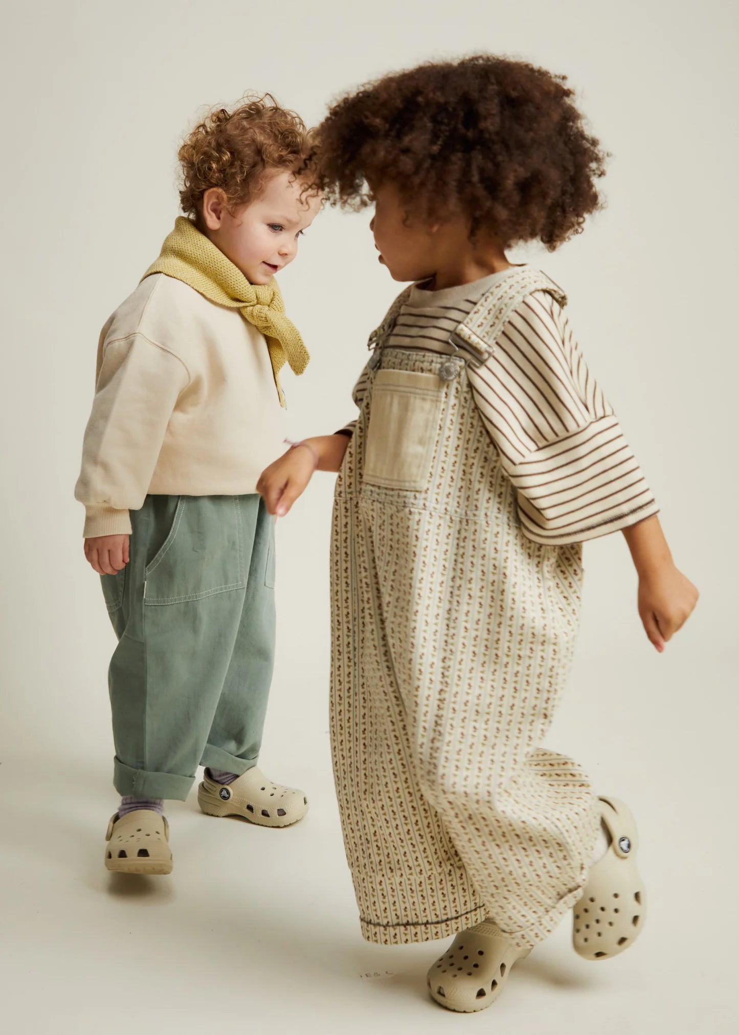 Blythe Radish Stripe Dungaree Organic Cotton