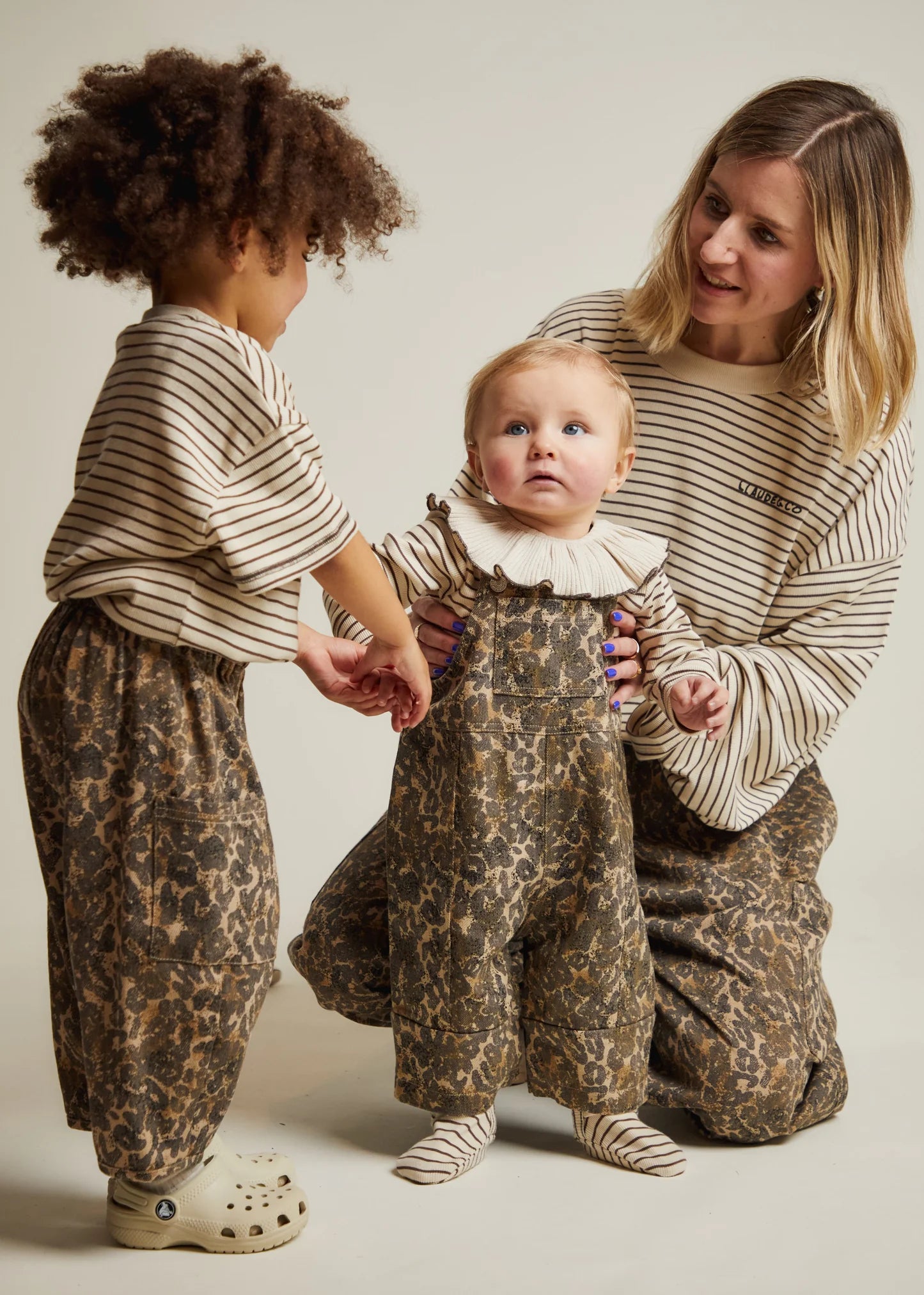Emerson Leopard Trouser Organic Cotton