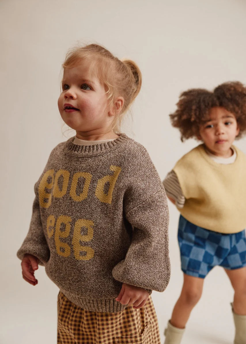 Greta Good Egg Sweater Organic Cotton