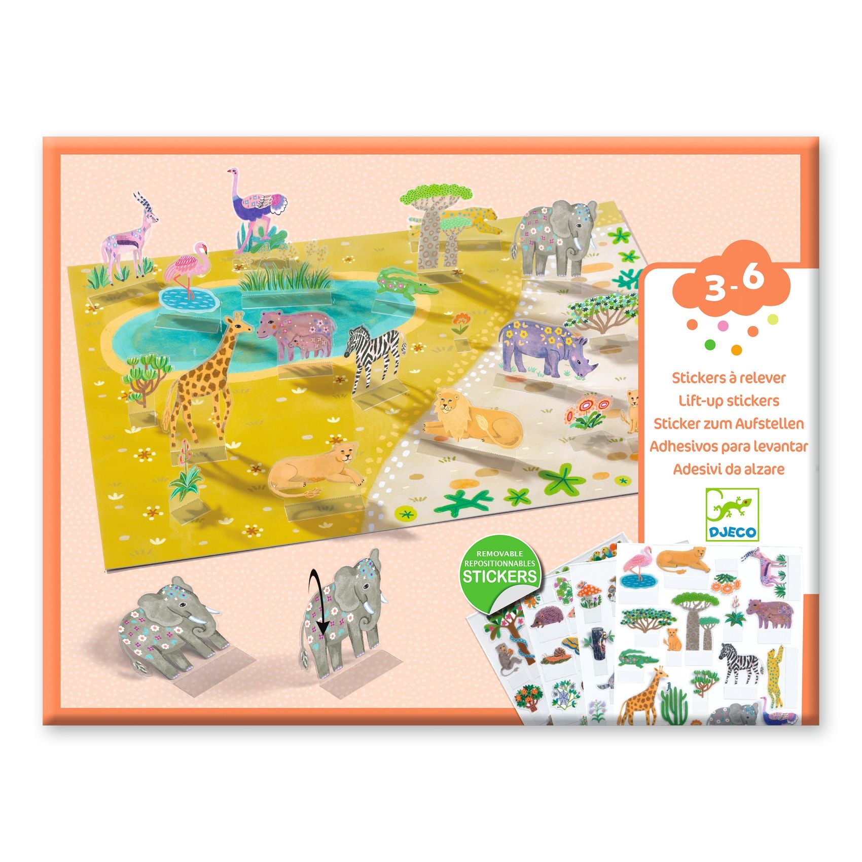 Stickers Lift-up Animal
