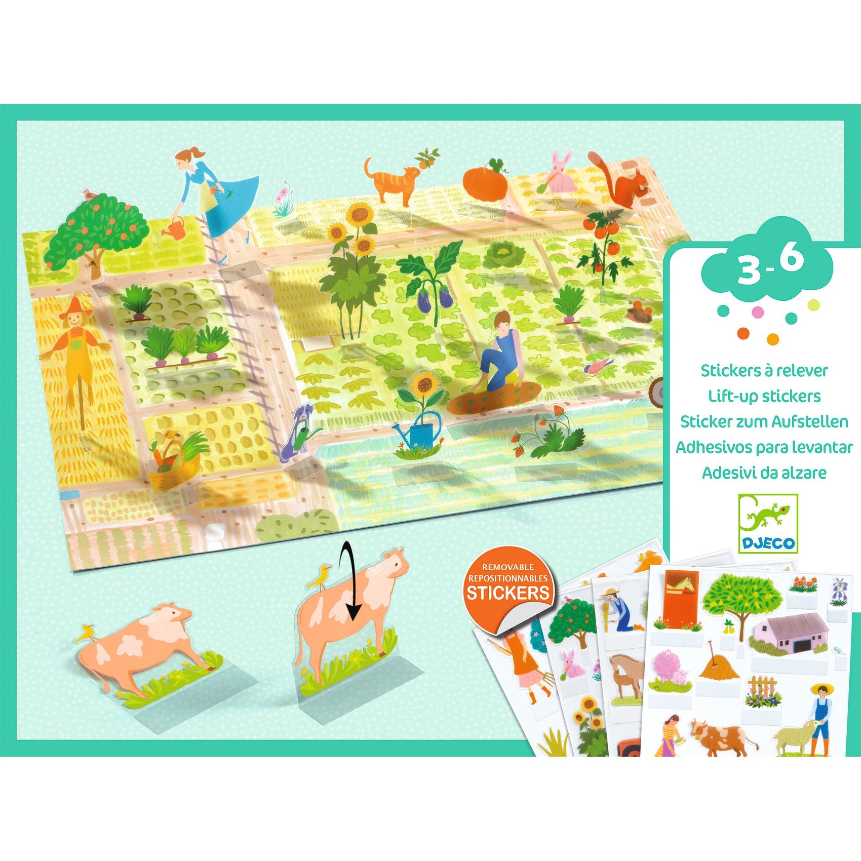 Stickers Lift-up Farm