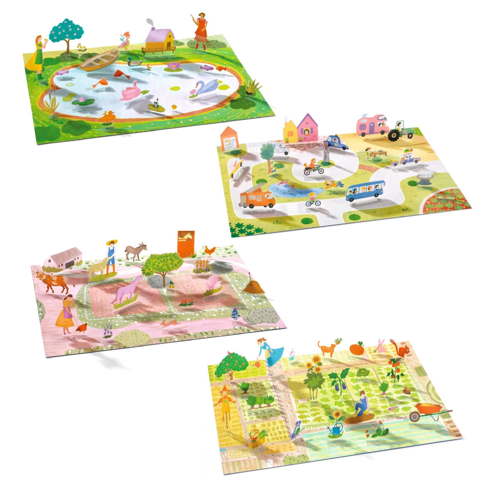 Stickers Lift-up Farm