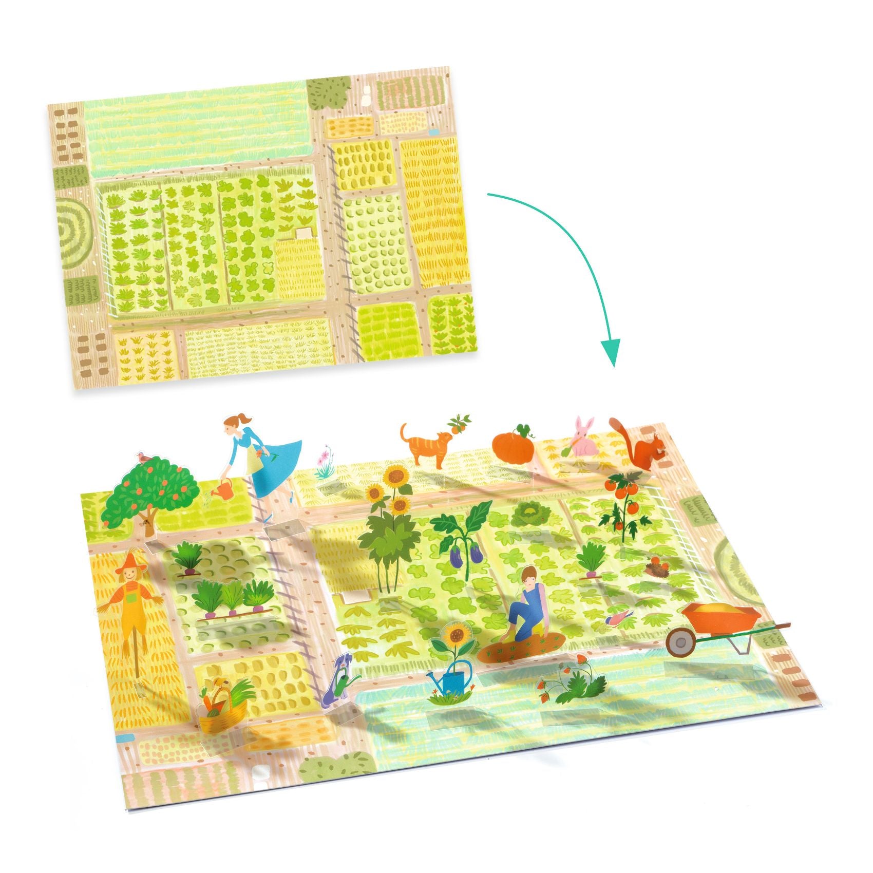 Stickers Lift-up Farm