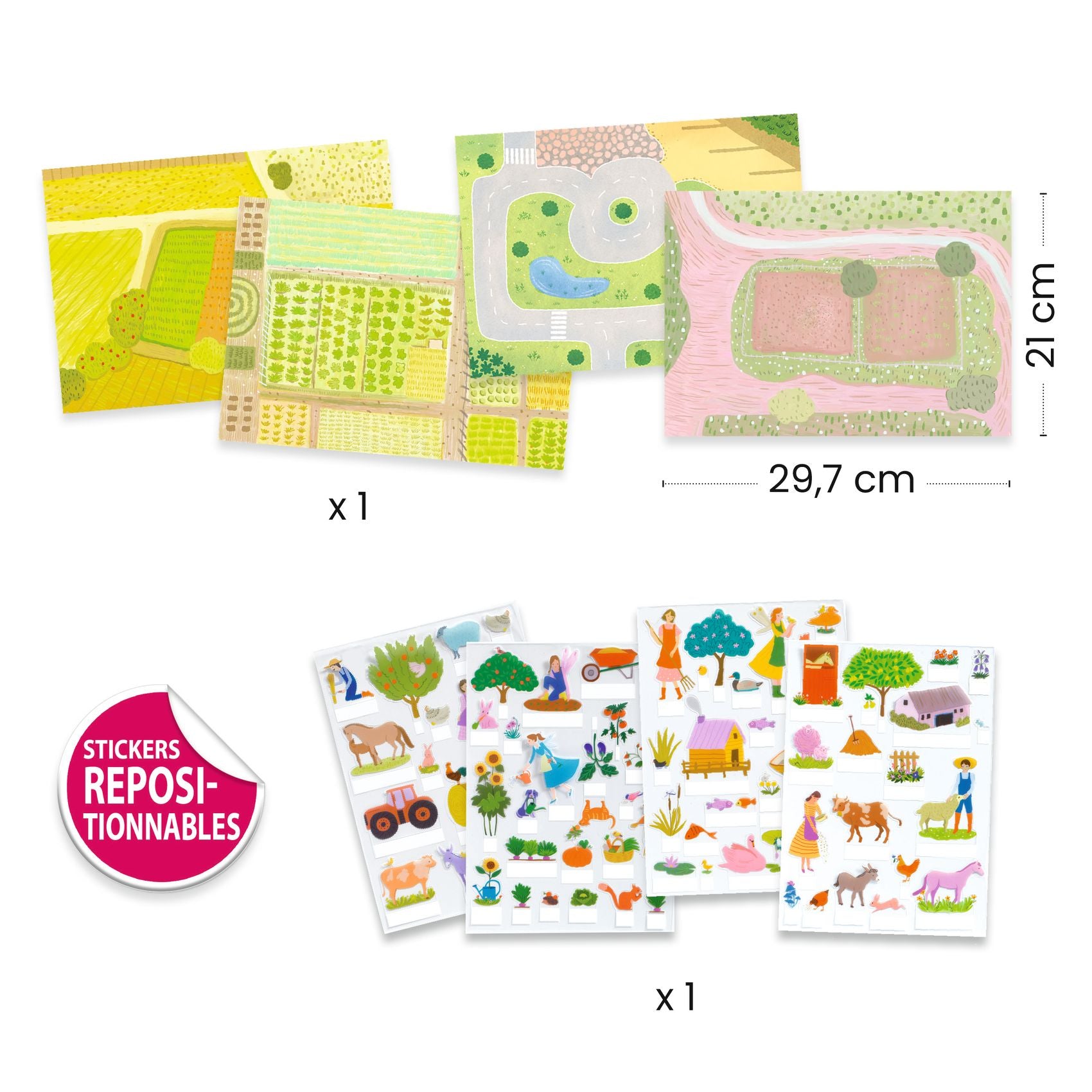 Stickers Lift-up Farm