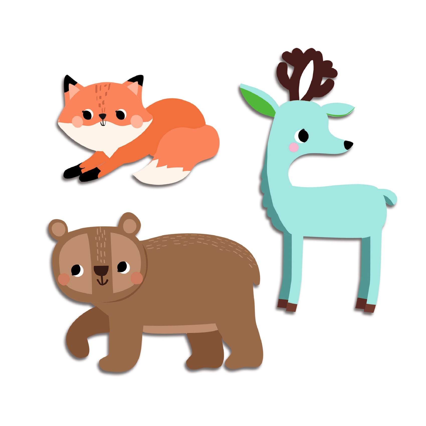 Stickers Forest Animals
