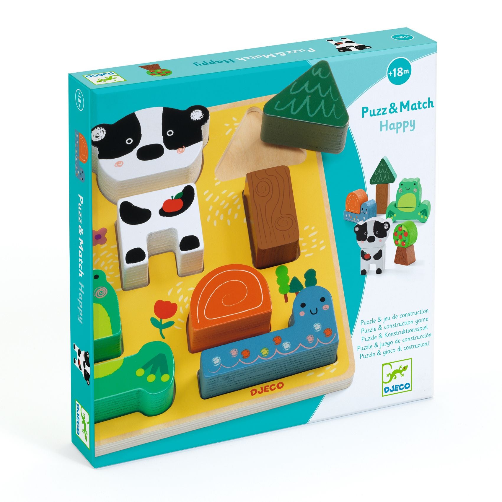 Wooden Puzzle & Match Happy Game