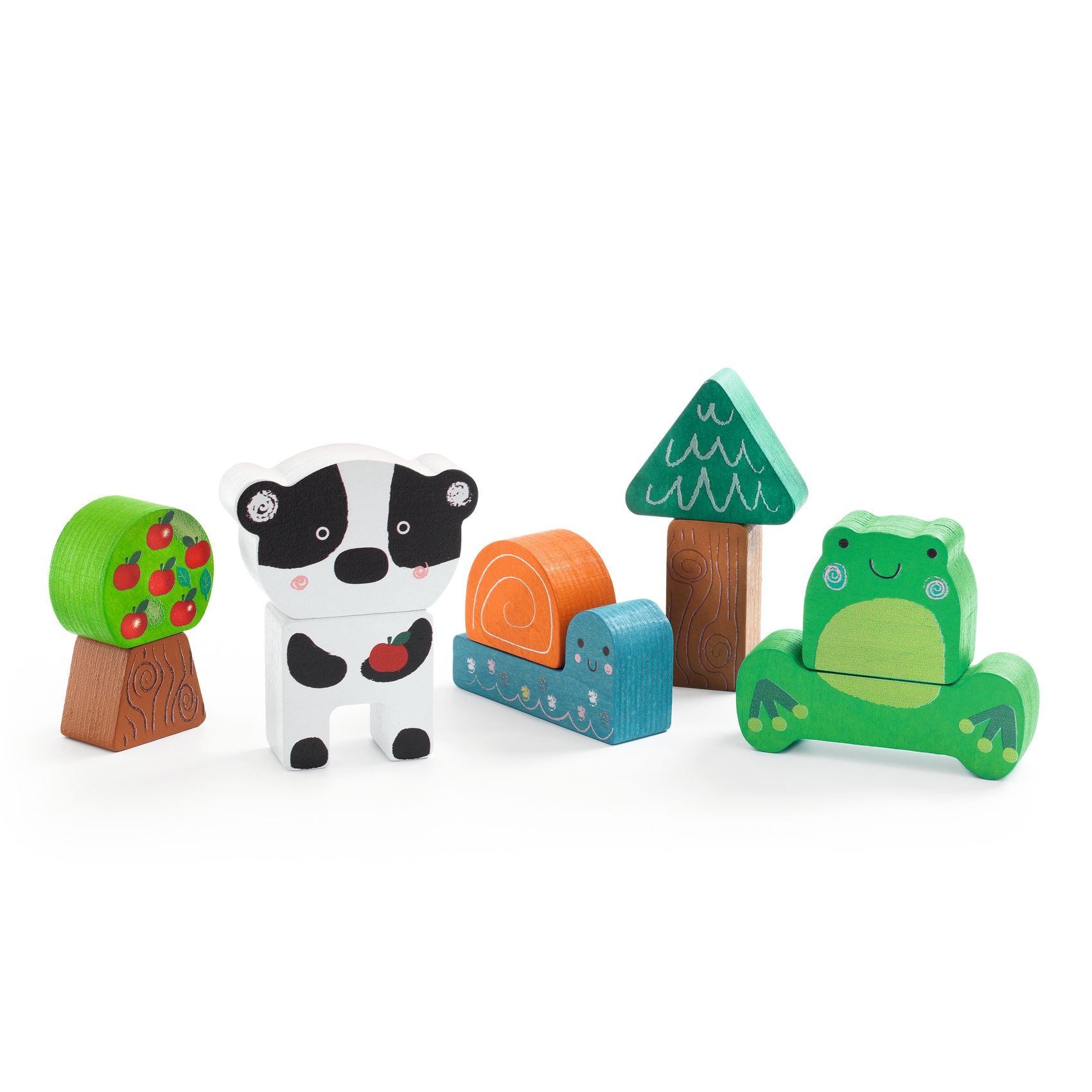 Wooden Puzzle & Animals Match Blocks