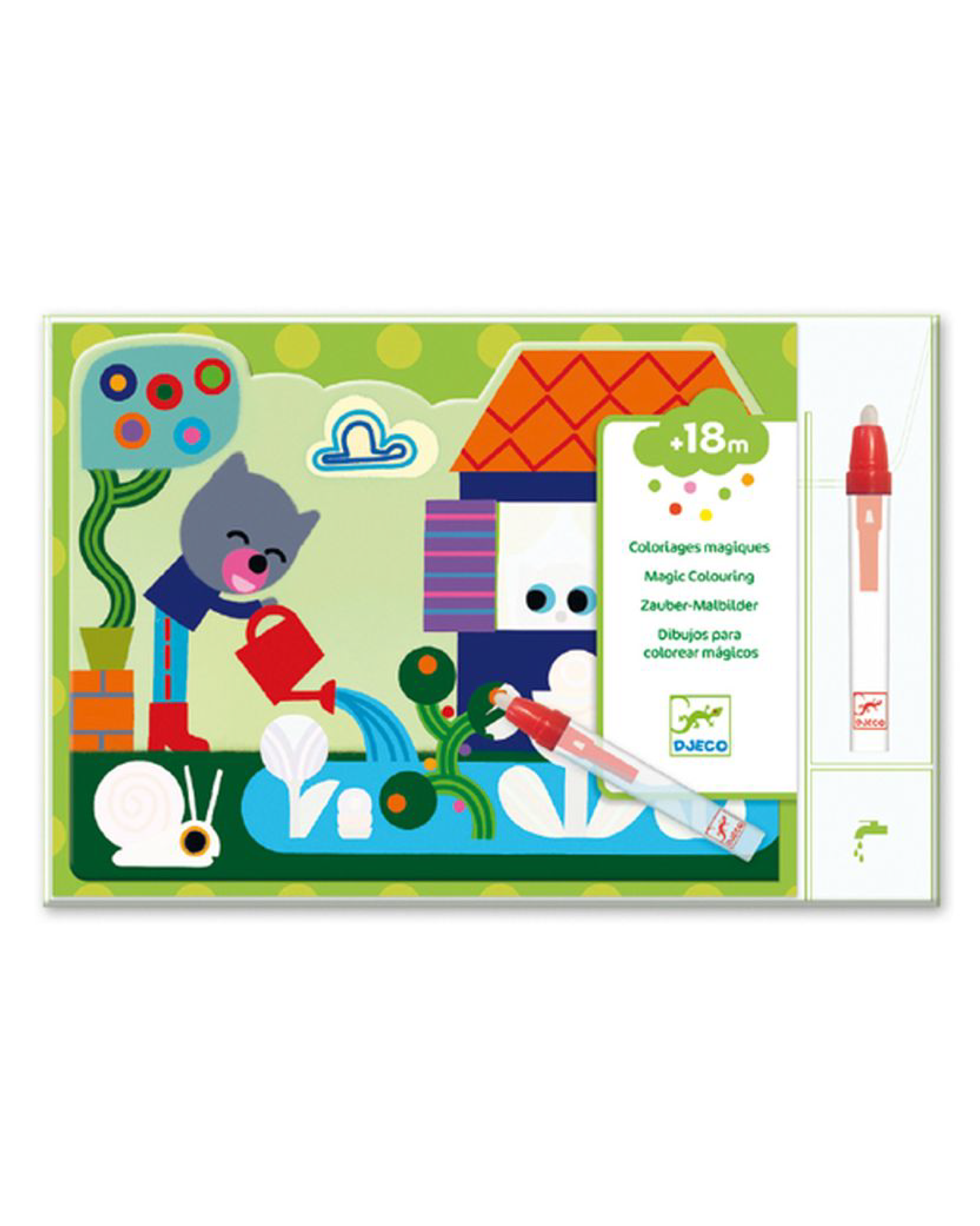 Magic Colouring Hidden in the Garden