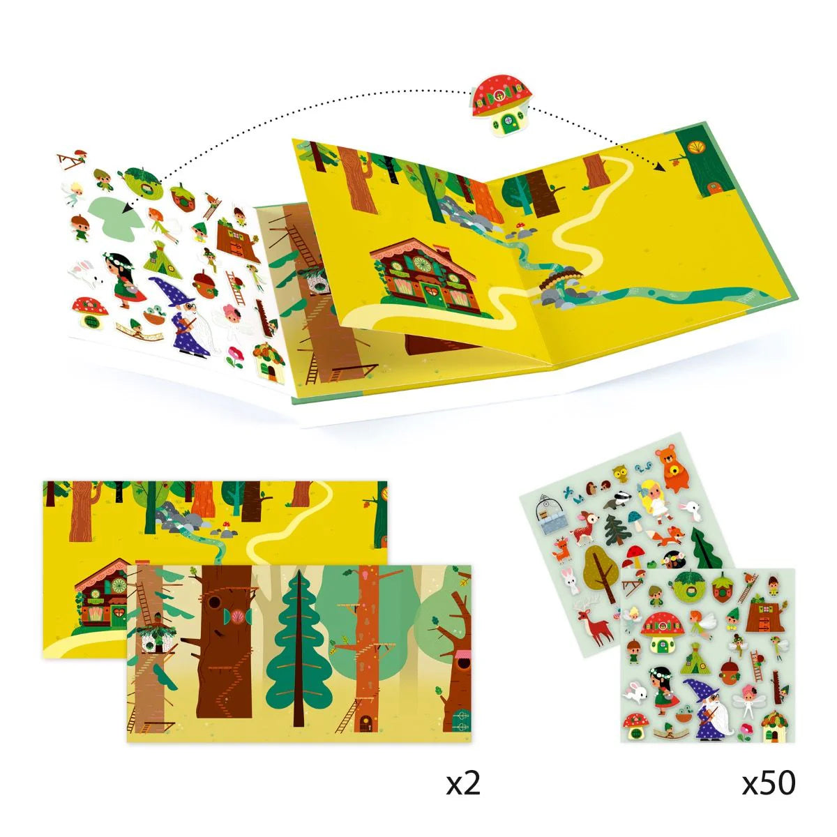 Story The Magical Forest Stickers