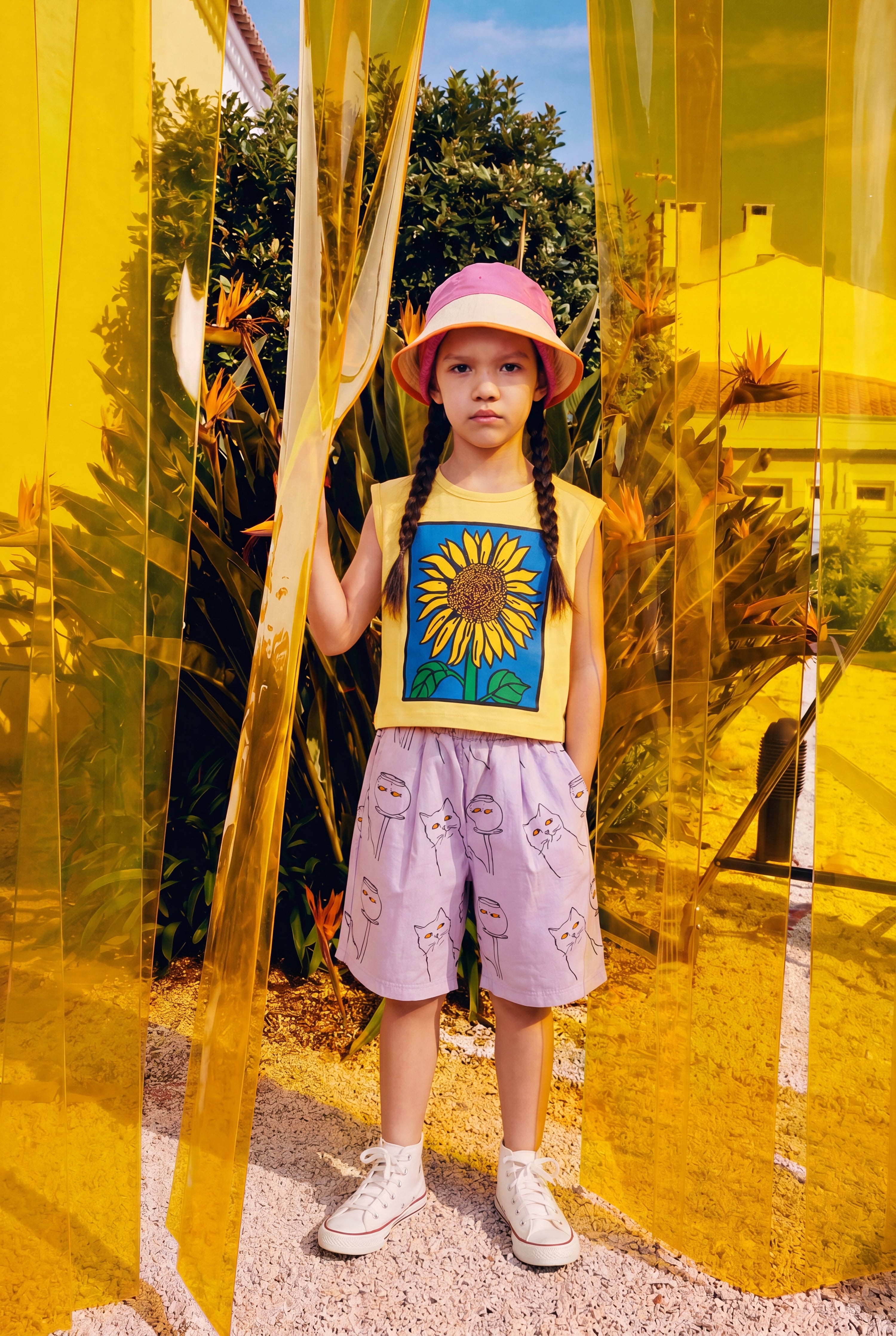 Sunflower Tank Top Cream