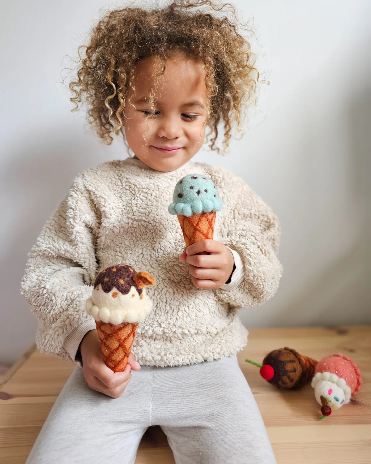 Play Food Mint Chocolate Chip Ice Cream