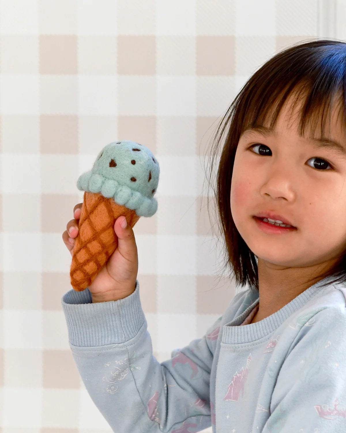 Play Food Mint Chocolate Chip Ice Cream