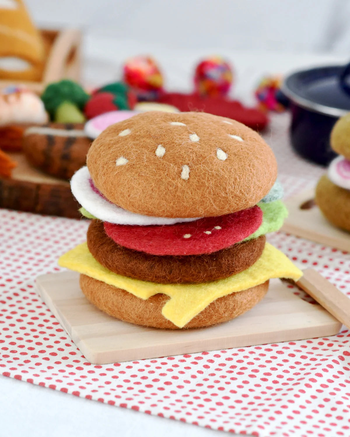Play Food Burger Stack