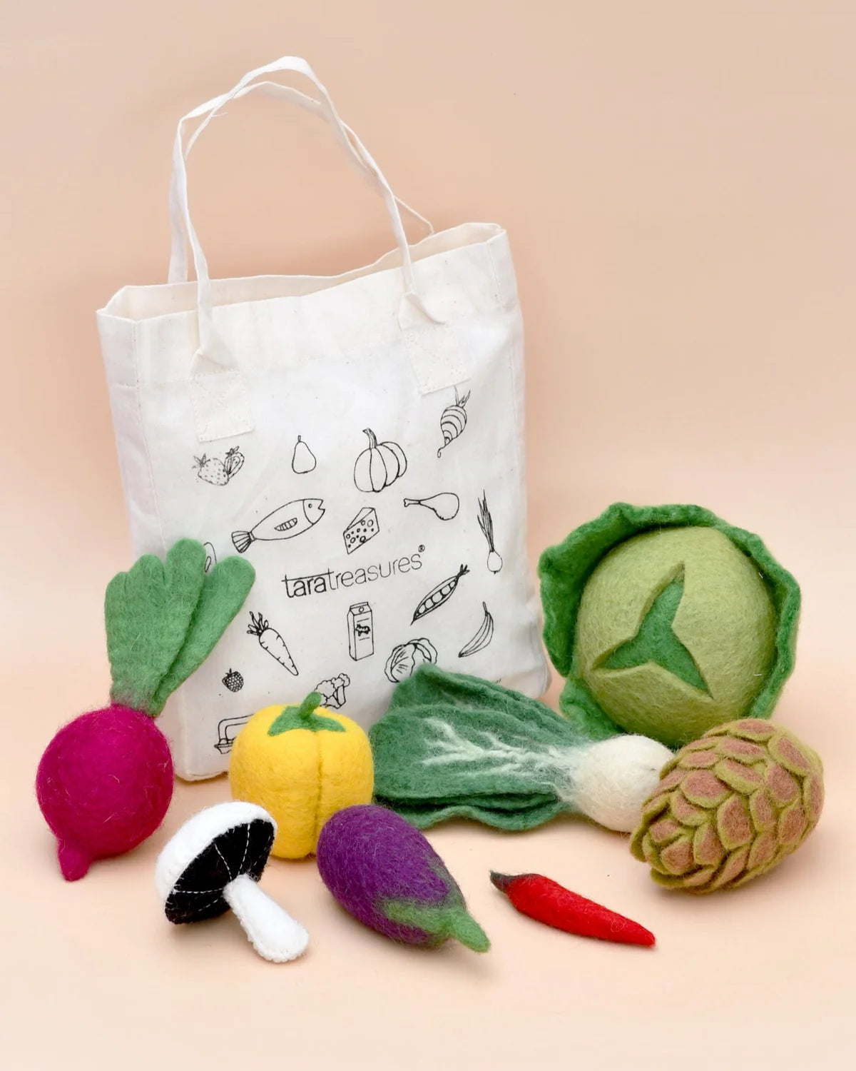 Play Food Vegetables Set